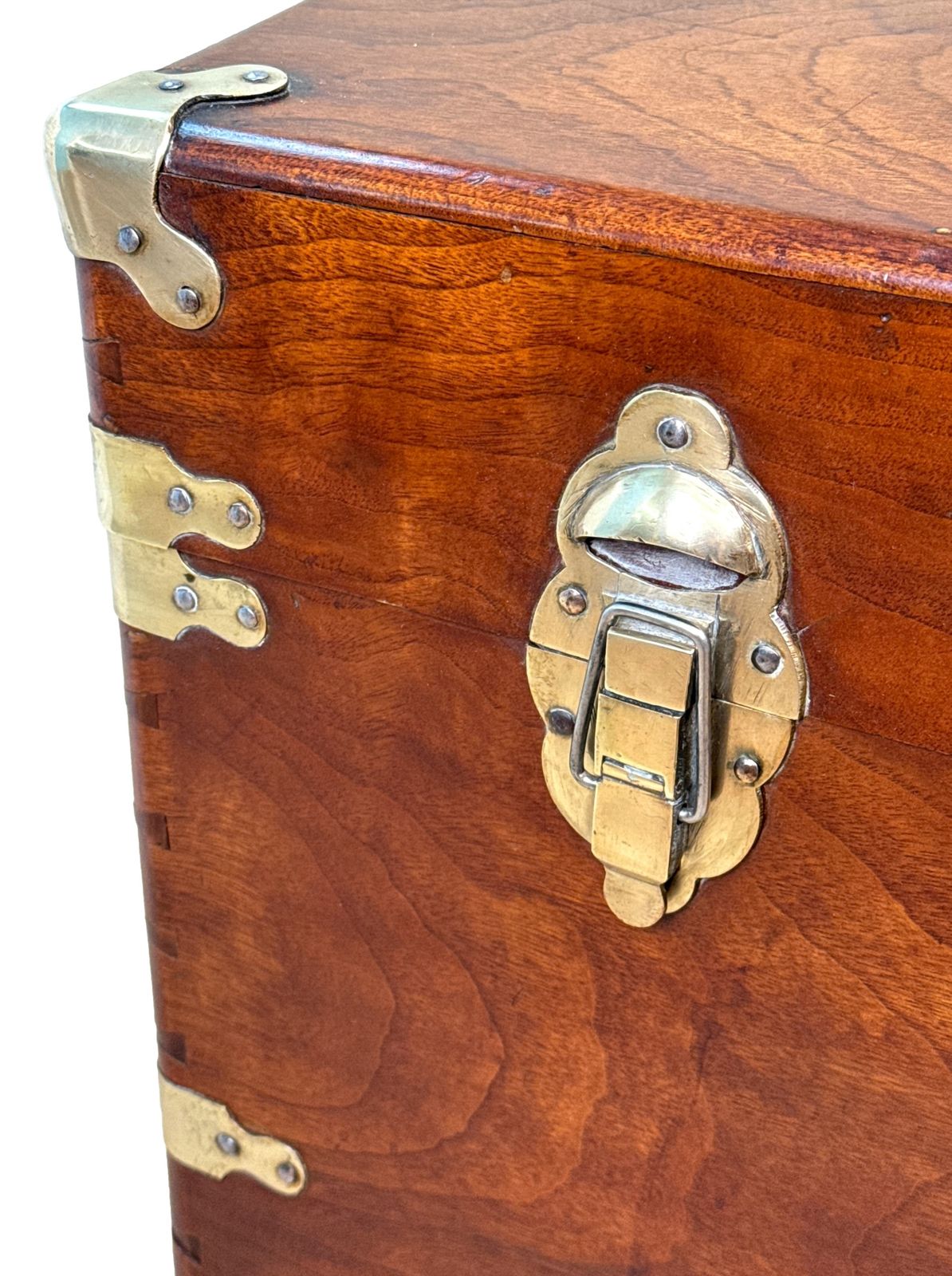 Large 19th Century American Military Camphor Campaign Trunk (United States, Circa 1860) photo furniture