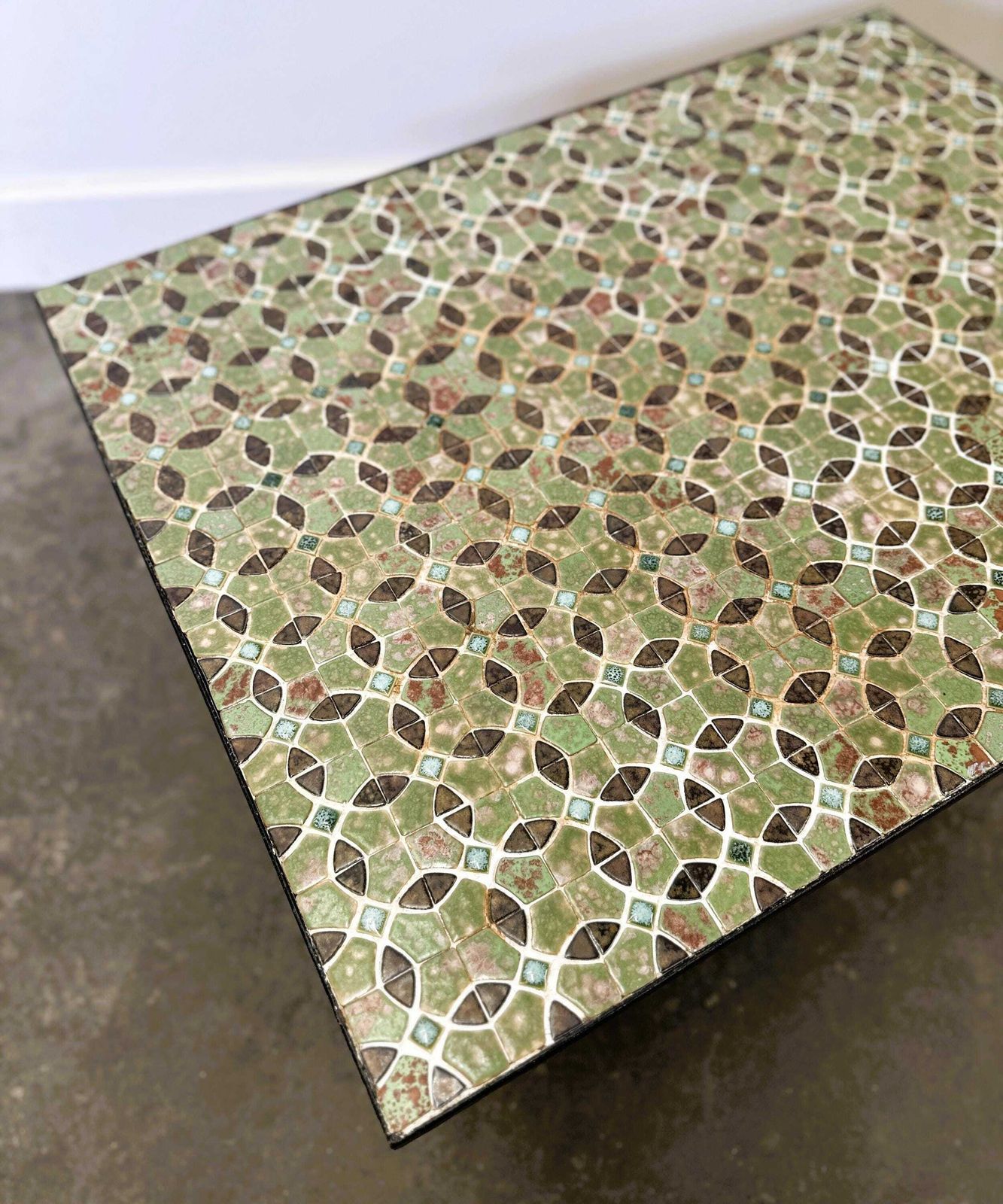 Mid Century Modern Mosaic Tile Coffee Table, 1960s. France photo for sale
