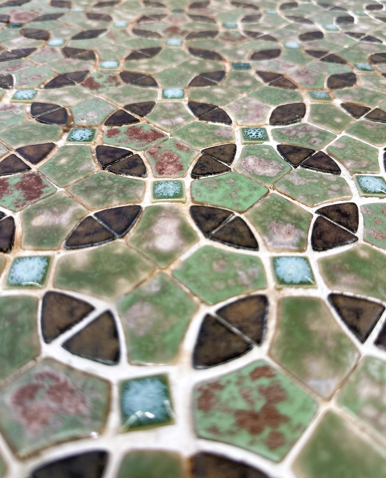 Mid Century Modern Mosaic Tile Coffee Table, 1960s. France photo Furniture