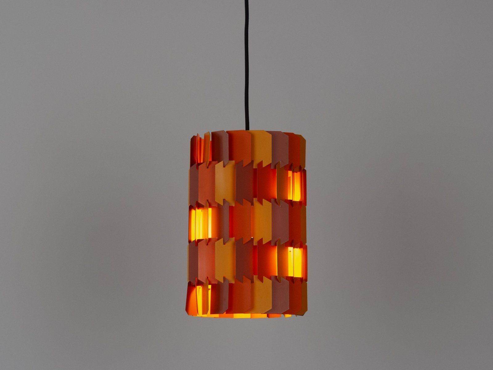 Vintage Danish Facet Pop Lamp By Louis Weisdorf For Lyfa, 1972