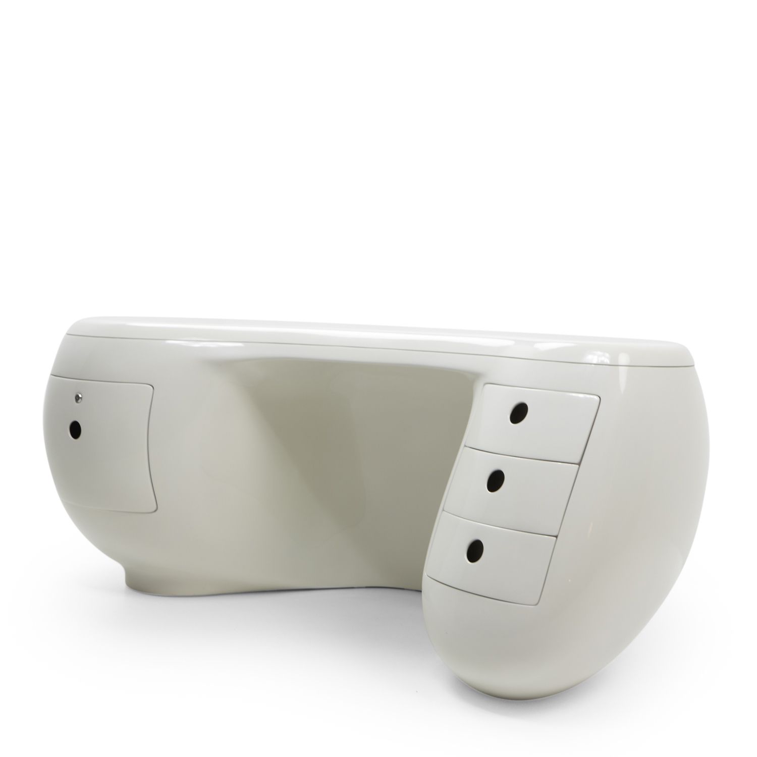 Maurice Calka “Boomerang” Desk By Leleu Deshays, France – 1970s photo furniture