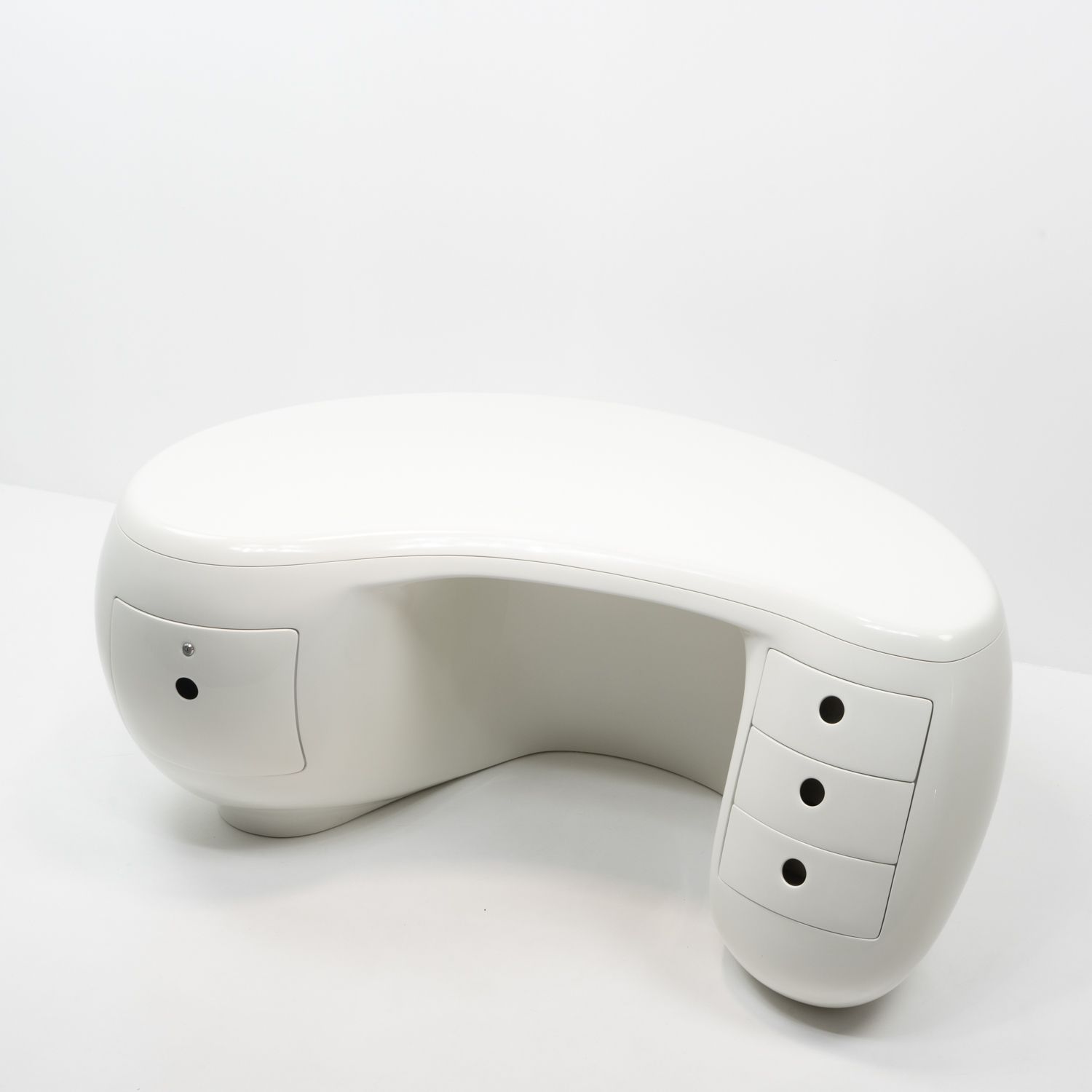 Maurice Calka “Boomerang” Desk By Leleu Deshays, France – 1970s photo vinterior