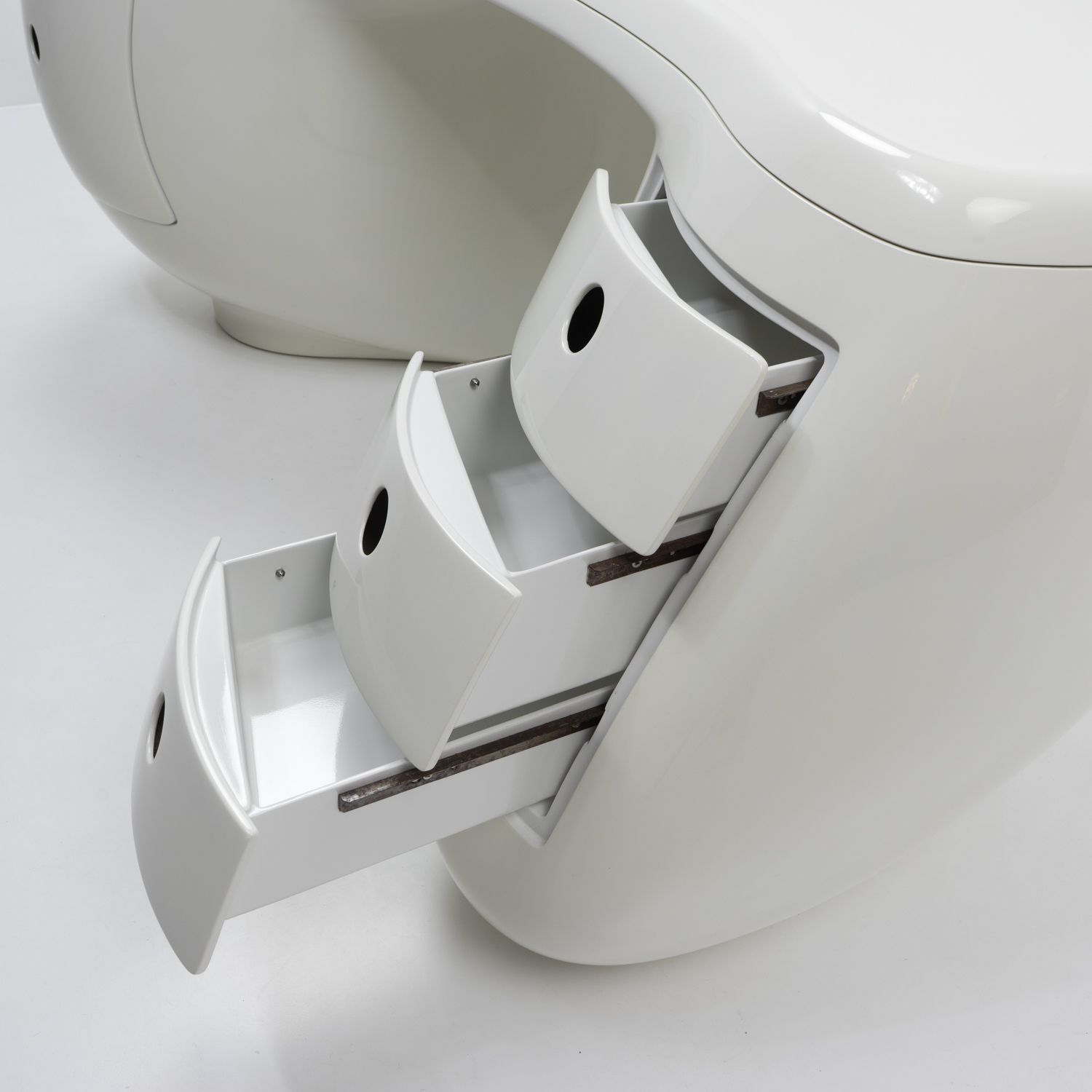 Maurice Calka “Boomerang” Desk By Leleu Deshays, France – 1970s photo vintage