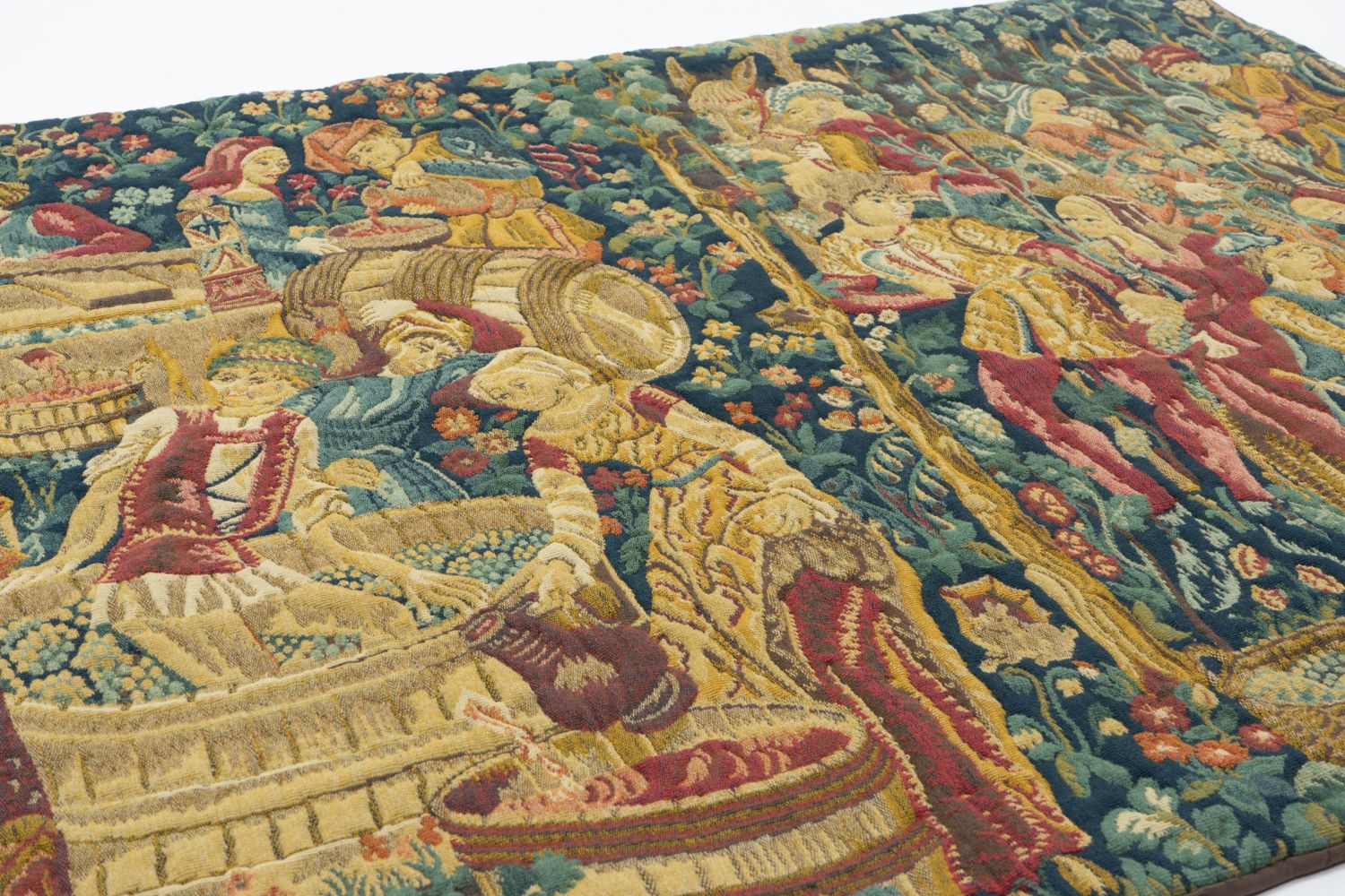 Jacquard Tapestry From Aubsson, Attr. To Jean Laurent, France 1970s photo vinterior
