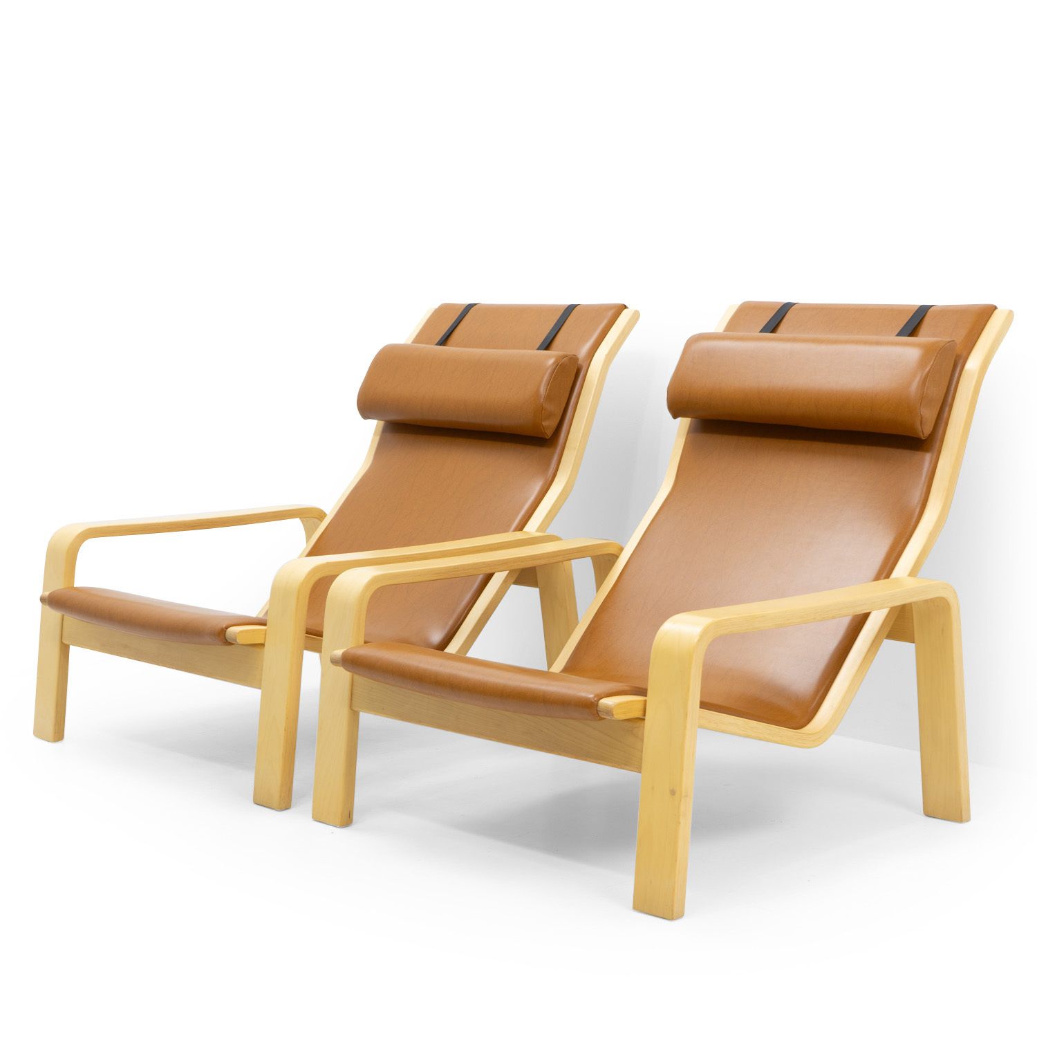 Pulkka Lounge Chairs By Ilmari Laippainen For Asko,
