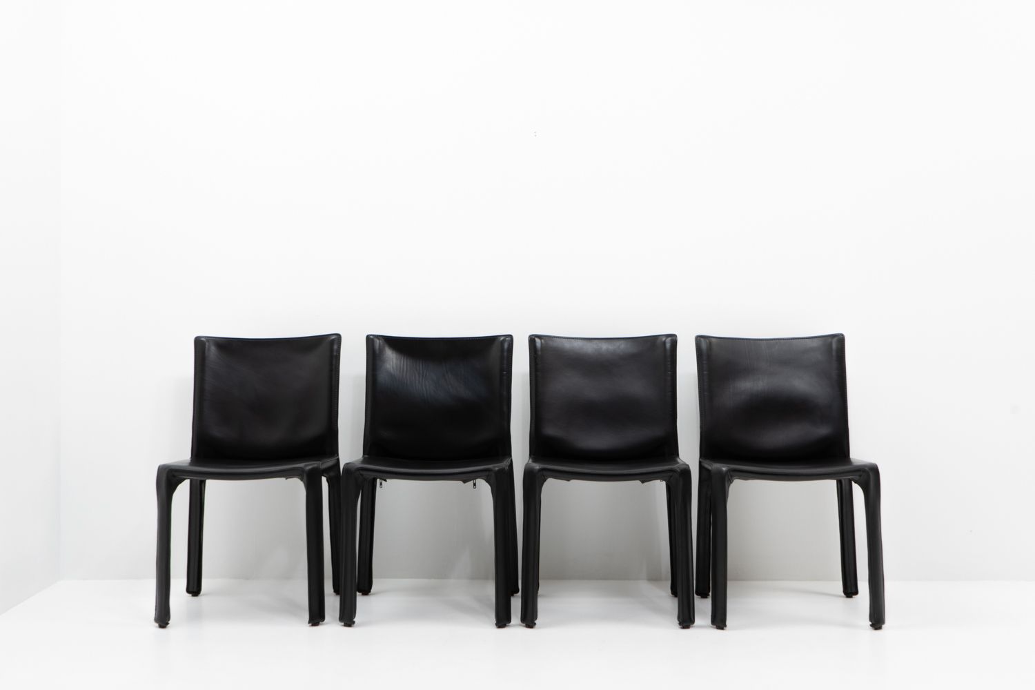 Mario Bellini For Cassina Cab 412, Set Of Four, 1990s photo furniture