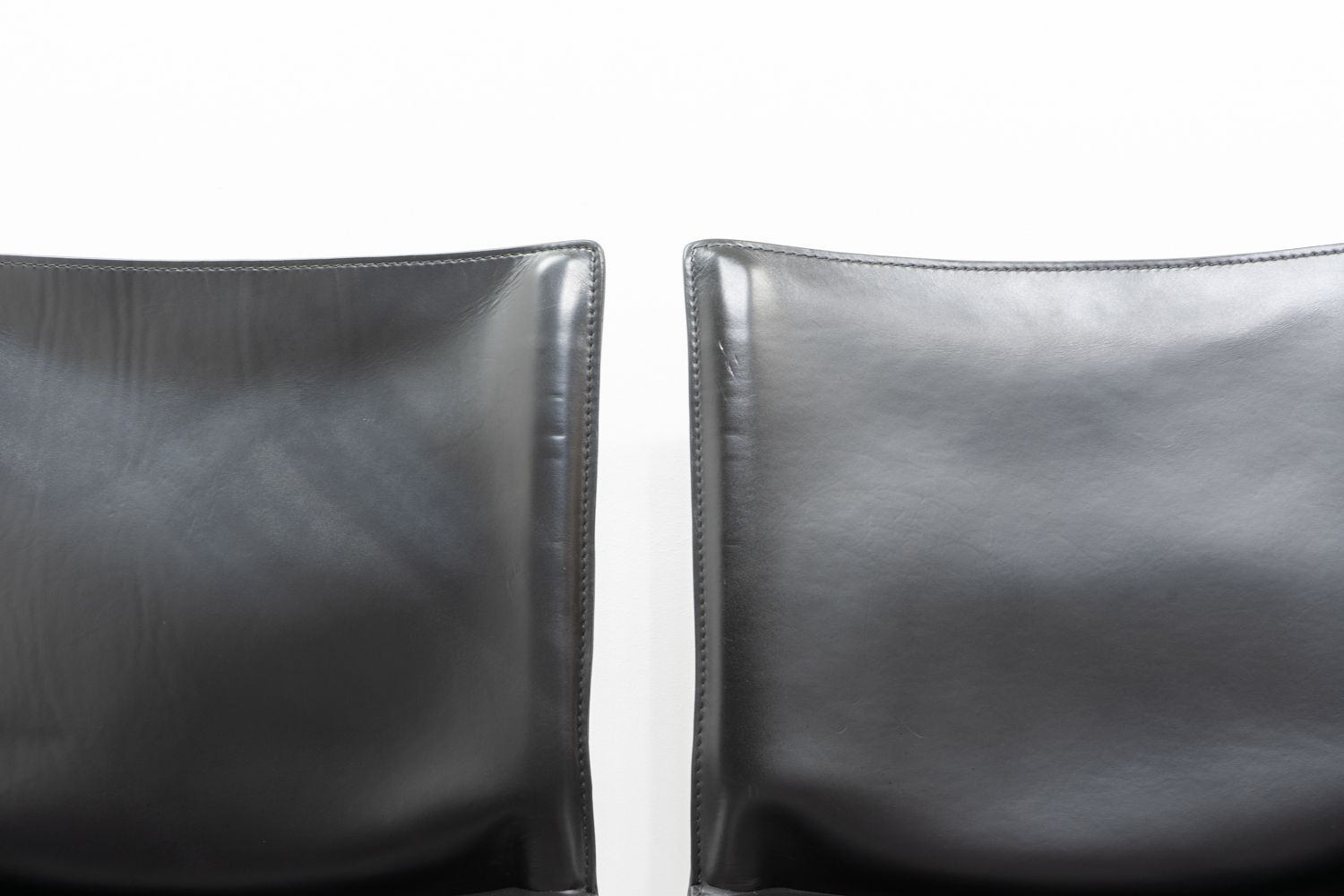 3800.0 Mario Bellini For Cassina Cab 412, Set Of Four, 1990s photo