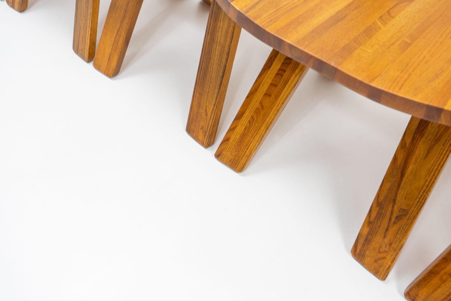photo for sale Original French Design Pierre Chapo S45 Chairs, Set Of Six – 1970s