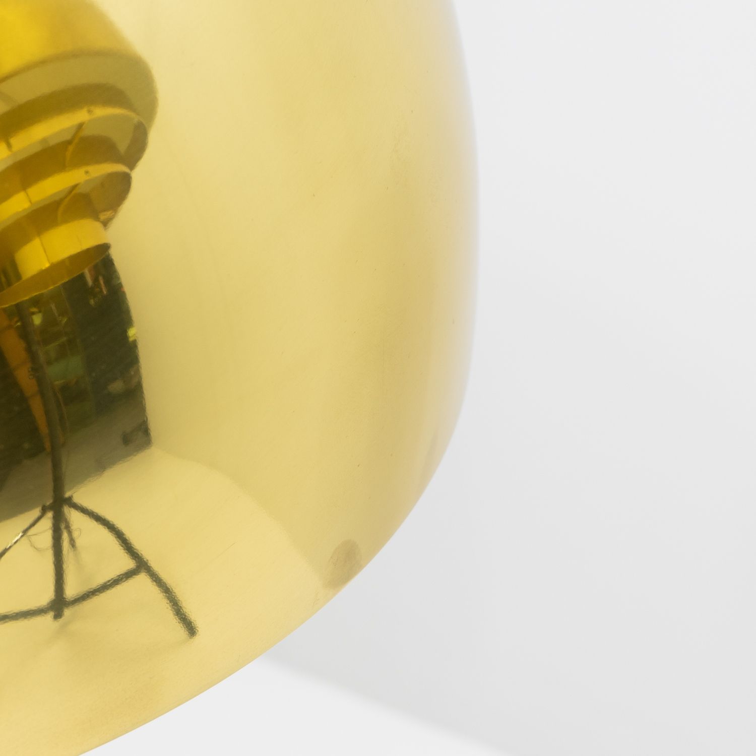 photo furniture Vereinigte Werkstätte, Brass Pendants, Germany 1970s – Set Of 2
