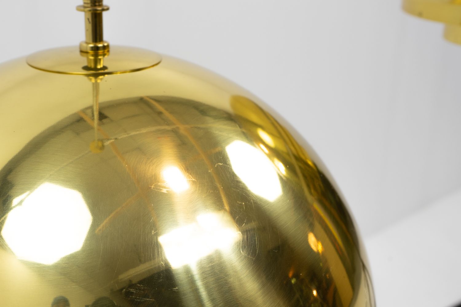 photo for sale Vereinigte Werkstätte, Brass Pendants, Germany 1970s – Set Of 2