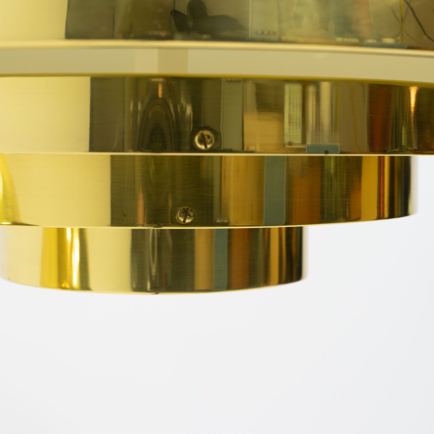 2900.0 Vereinigte Werkstätte, Brass Pendants, Germany 1970s – Set Of 2 photo