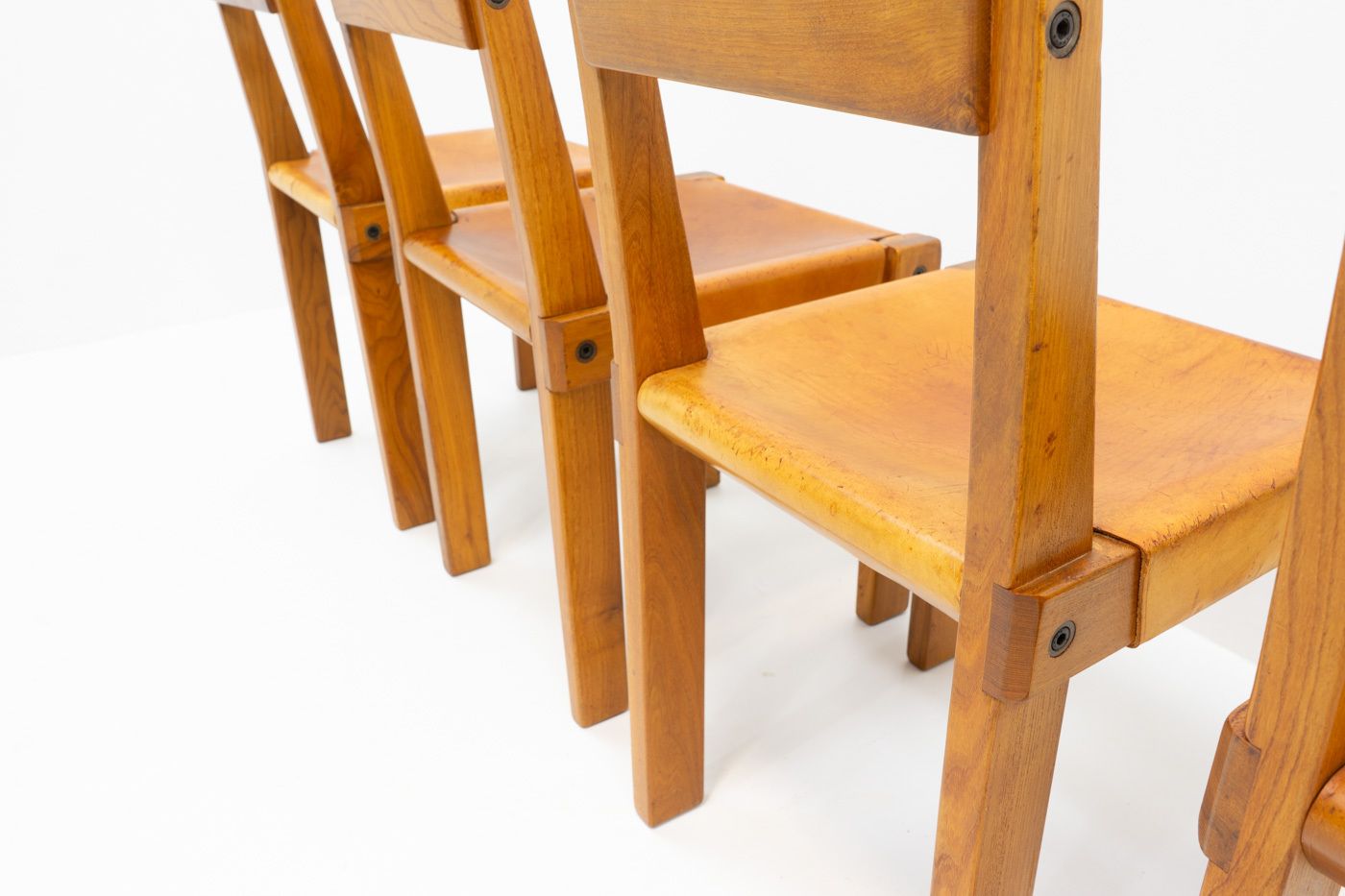 Original Pierre Chapo S24 Chairs France 1970s  Set Of 4 photo buy