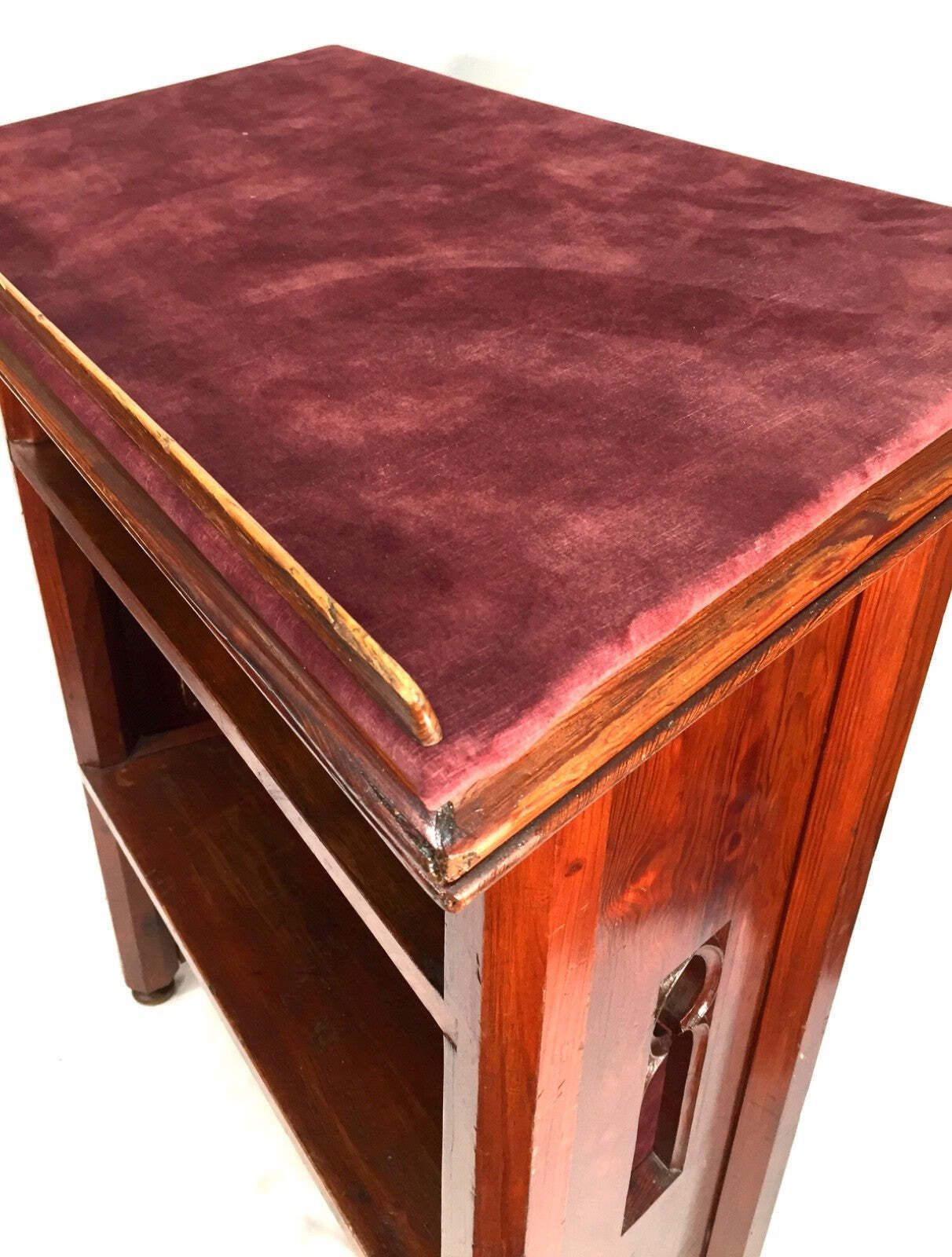 photo for sale Antique Wooden Order Of Buffaloes Used Lectern / Book Stand Restaurant C.1900