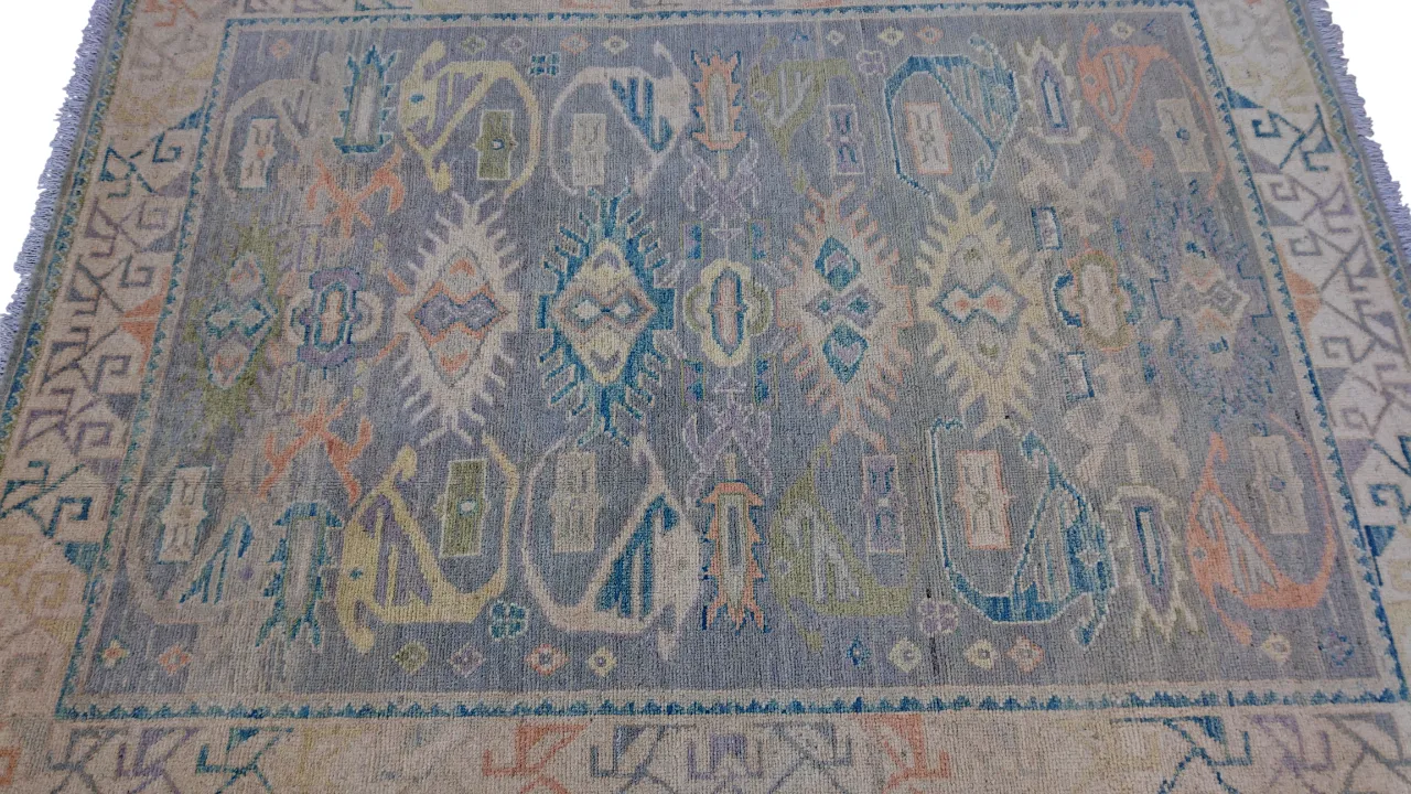 5x6 Afghan Tribal Oriental Area Living Room Bedroom Rug photo furniture
