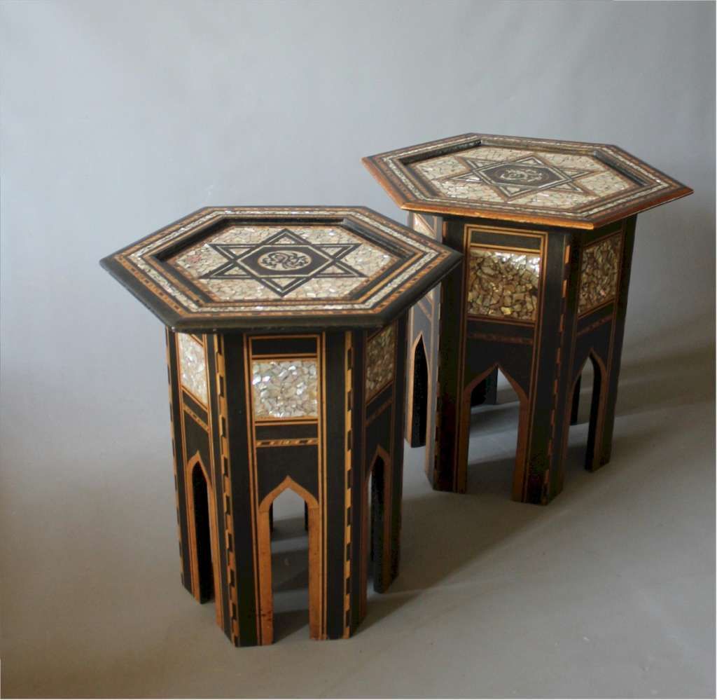 Antique Inlaid Eastern Table By Liberty & Co photo 850.0
