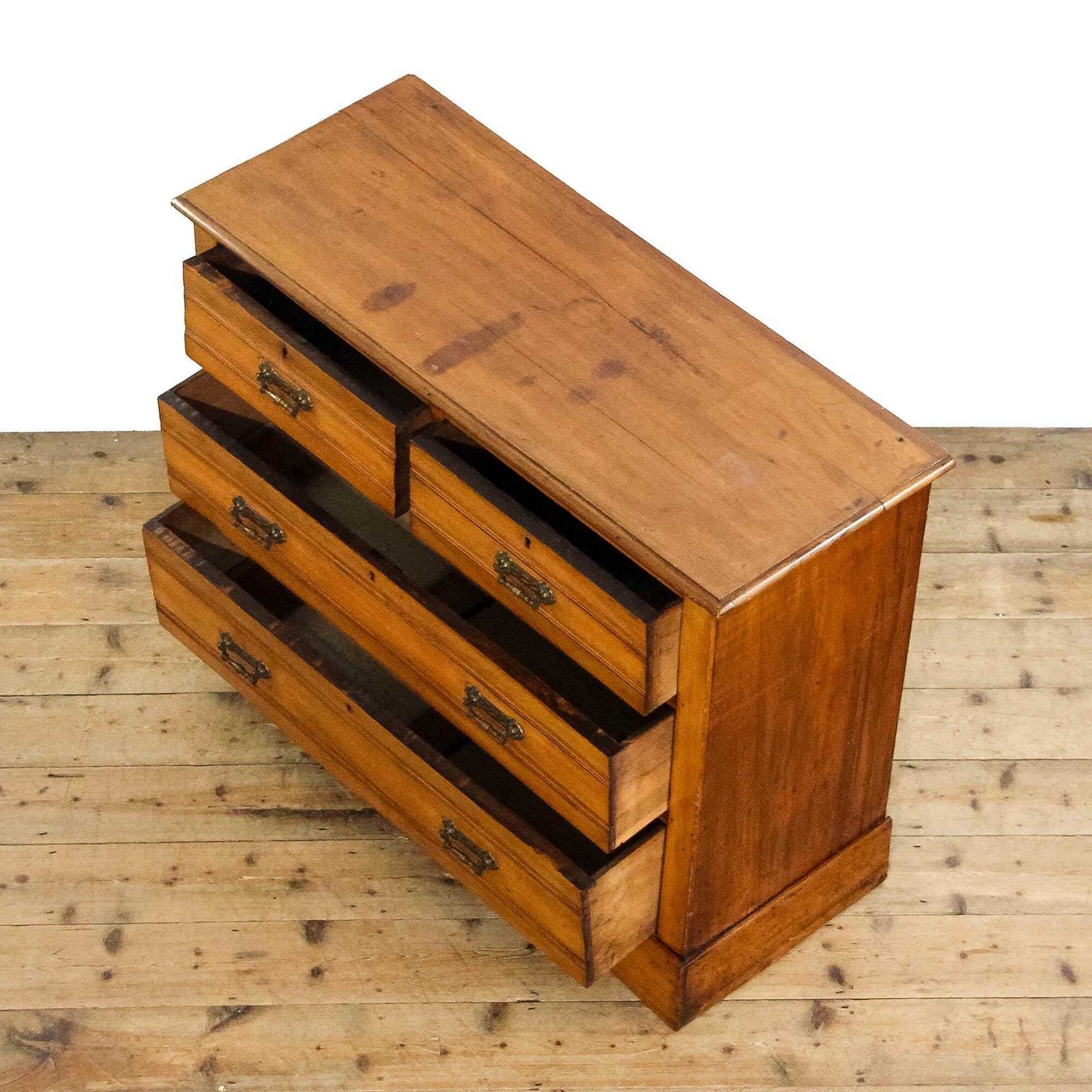Antique Edwardian Satinwood Chest Of Drawers | Antique Storage | Bedroom Drawers | Antique Chest Of Drawer (M 6306) photo 595.0