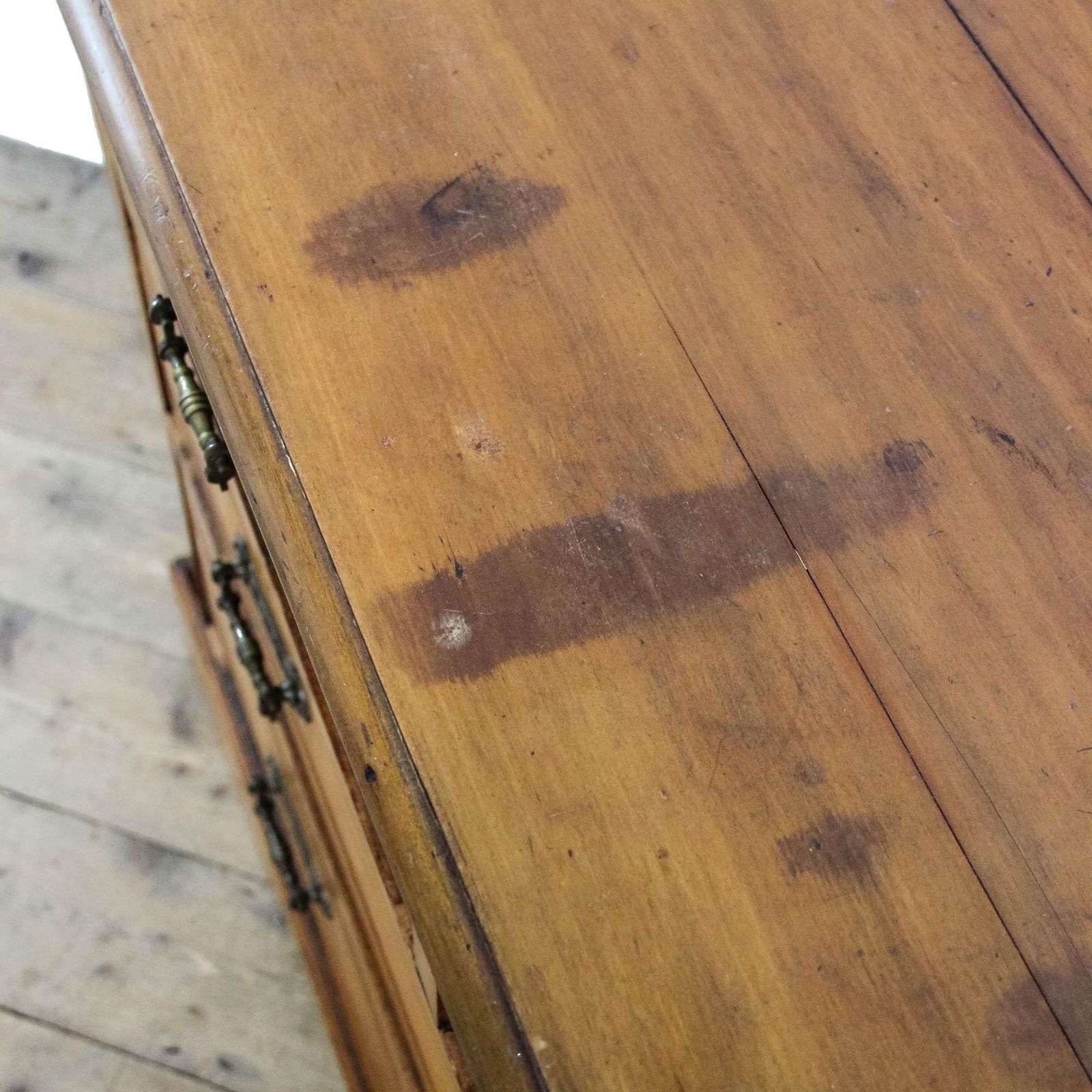 Antique Edwardian Satinwood Chest Of Drawers | Antique Storage | Bedroom Drawers | Antique Chest Of Drawer (M 6306) photo buy