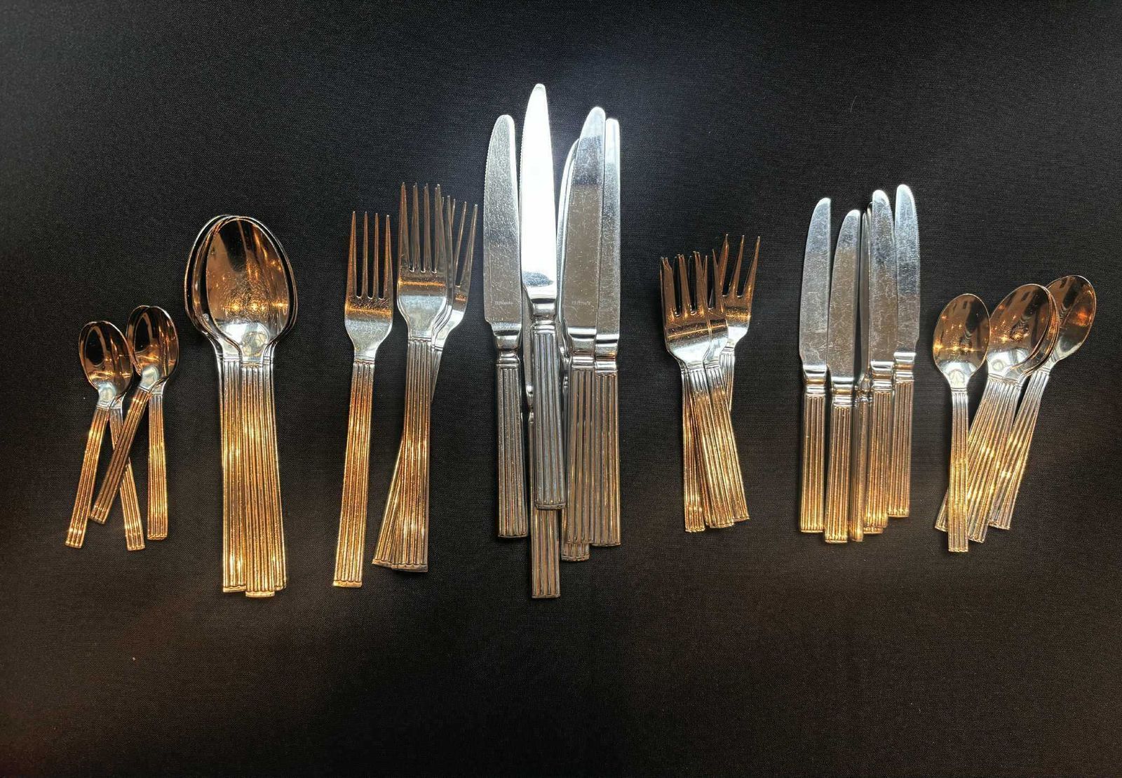 photo for sale Set Of 42 Flatware Cutlery French Classic Decor Modern Style For 6 Couple Gift Wedding Gift