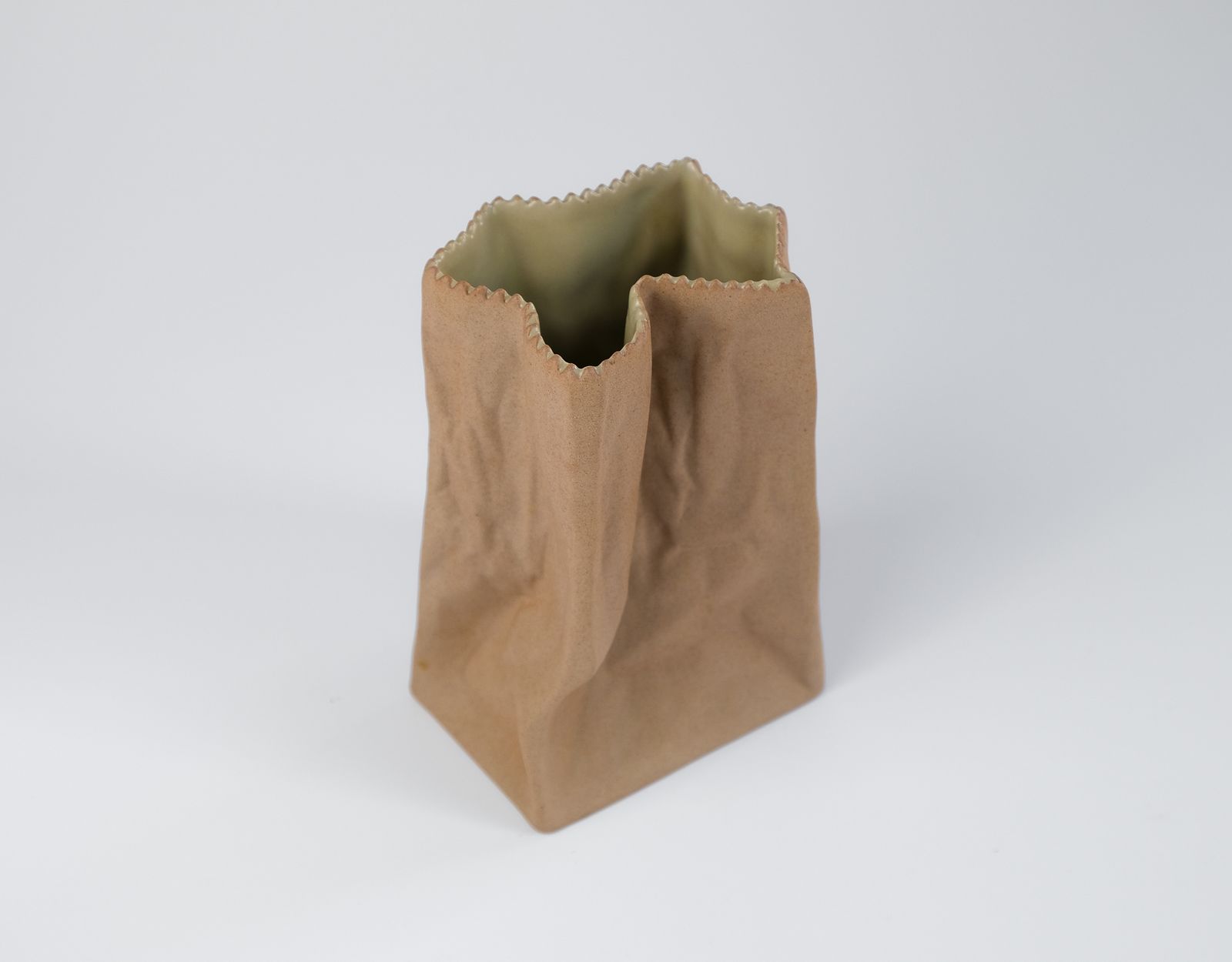 Mid Century Tapio Wirkkala “Paper Bag" Vase For Rosenthal, Germany C.1970s
