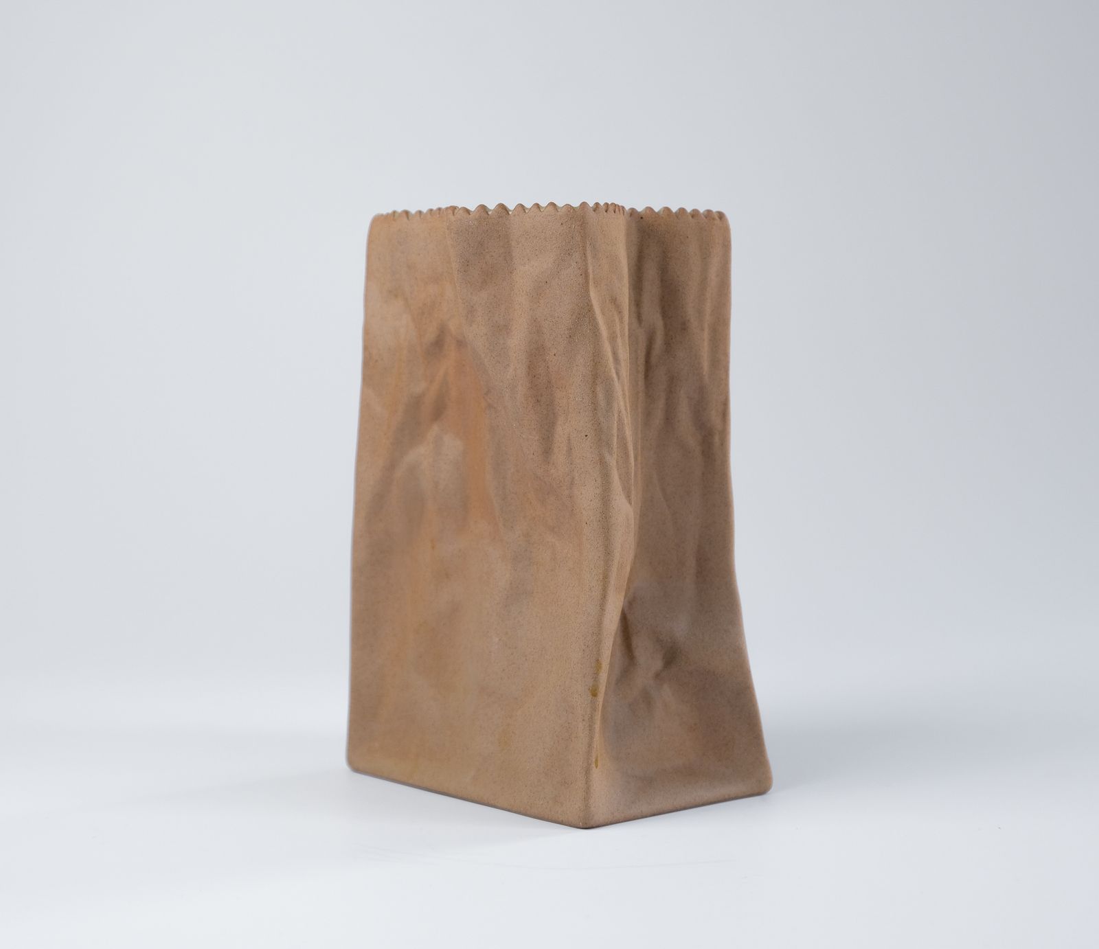 Mid Century Tapio Wirkkala “Paper Bag" Vase For Rosenthal, Germany C.1970s photo buy