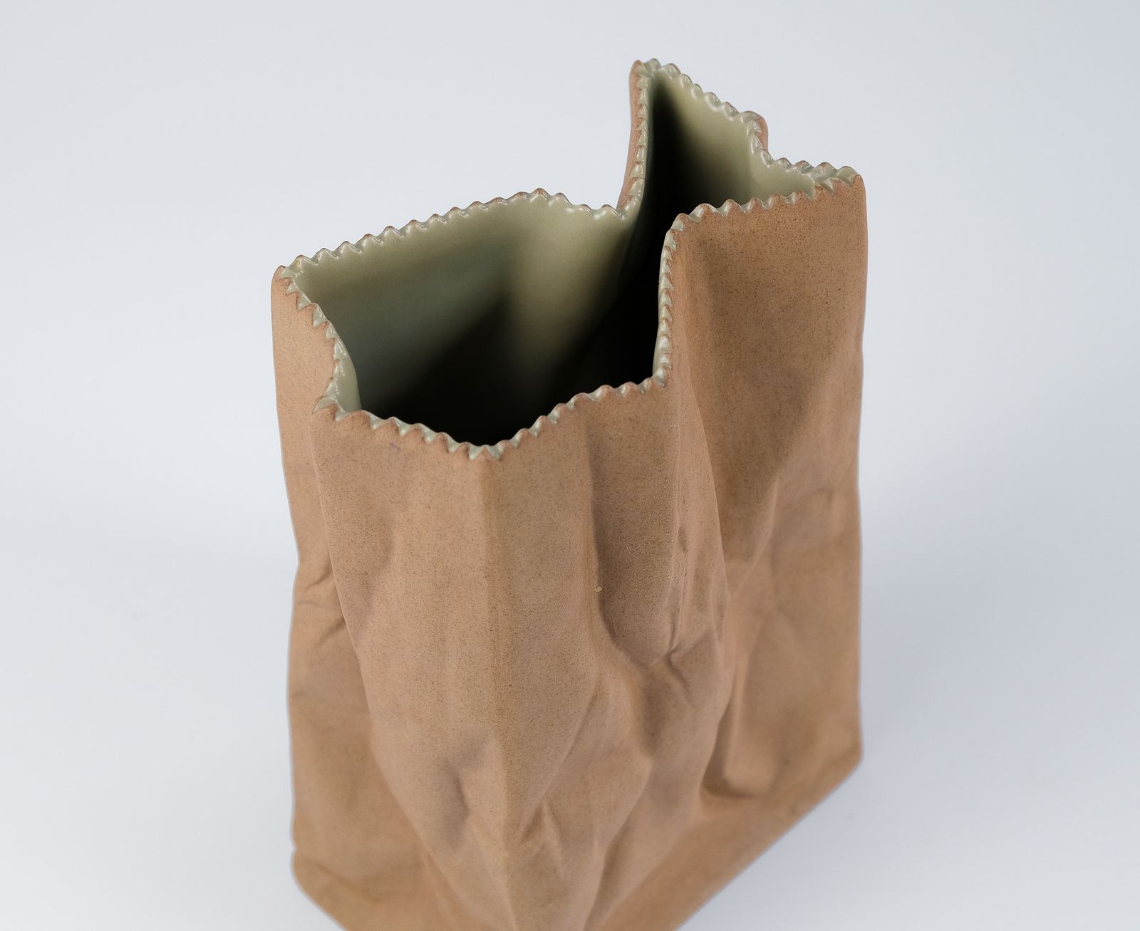 photo for sale Mid Century Tapio Wirkkala “Paper Bag" Vase For Rosenthal, Germany C.1970s
