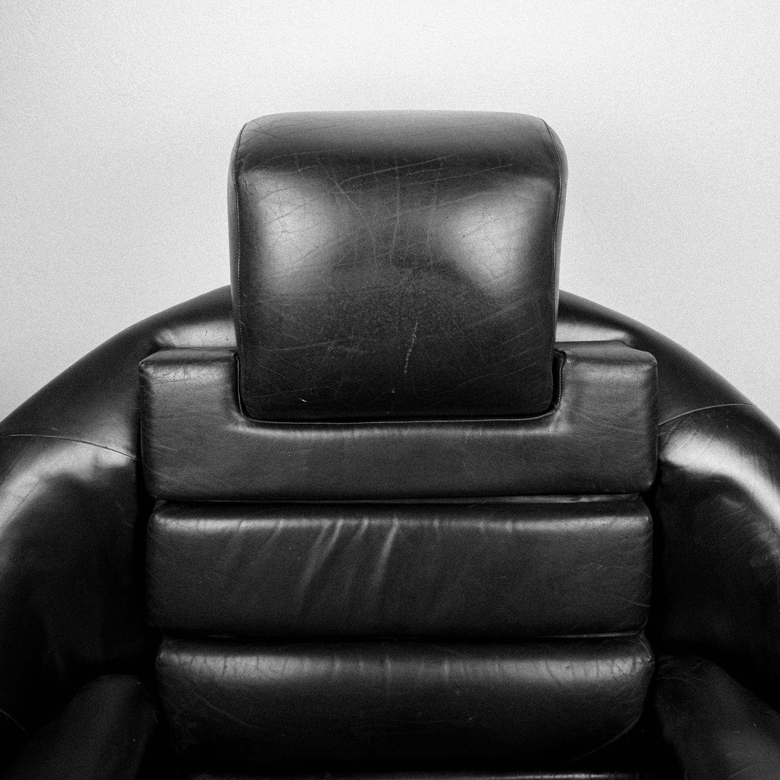 Brutalist Black Armchair By Boris Krstulović, Yugoslavia, Croatia, 1970s photo furniture