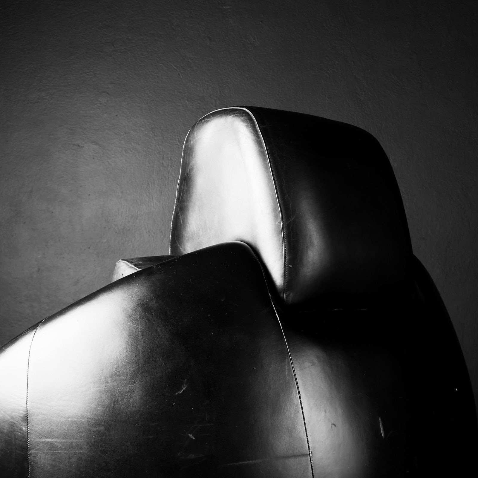 Brutalist Black Armchair By Boris Krstulović, Yugoslavia, Croatia, 1970s photo for sale
