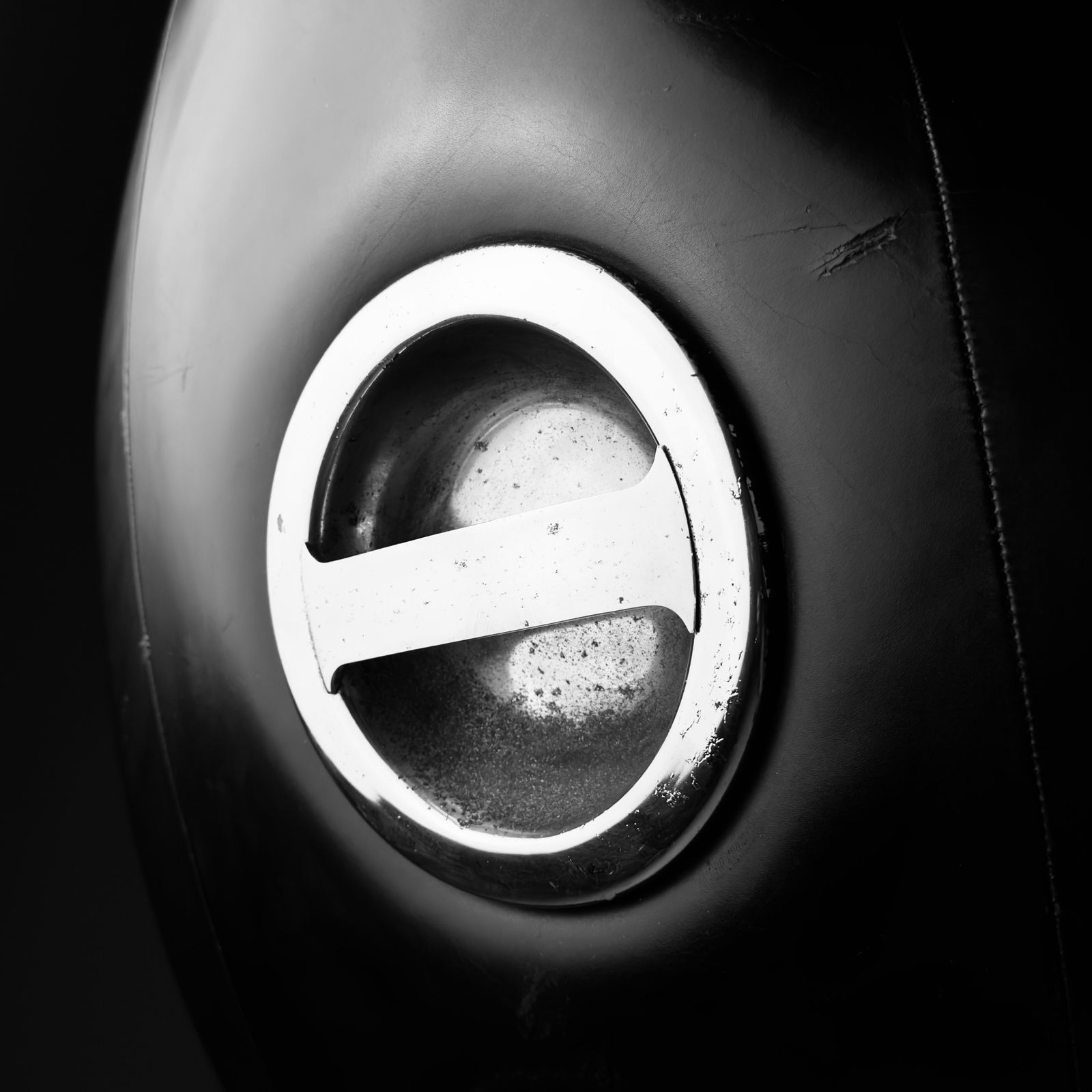 Furniture Brutalist Black Armchair By Boris Krstulović, Yugoslavia, Croatia, 1970s photo