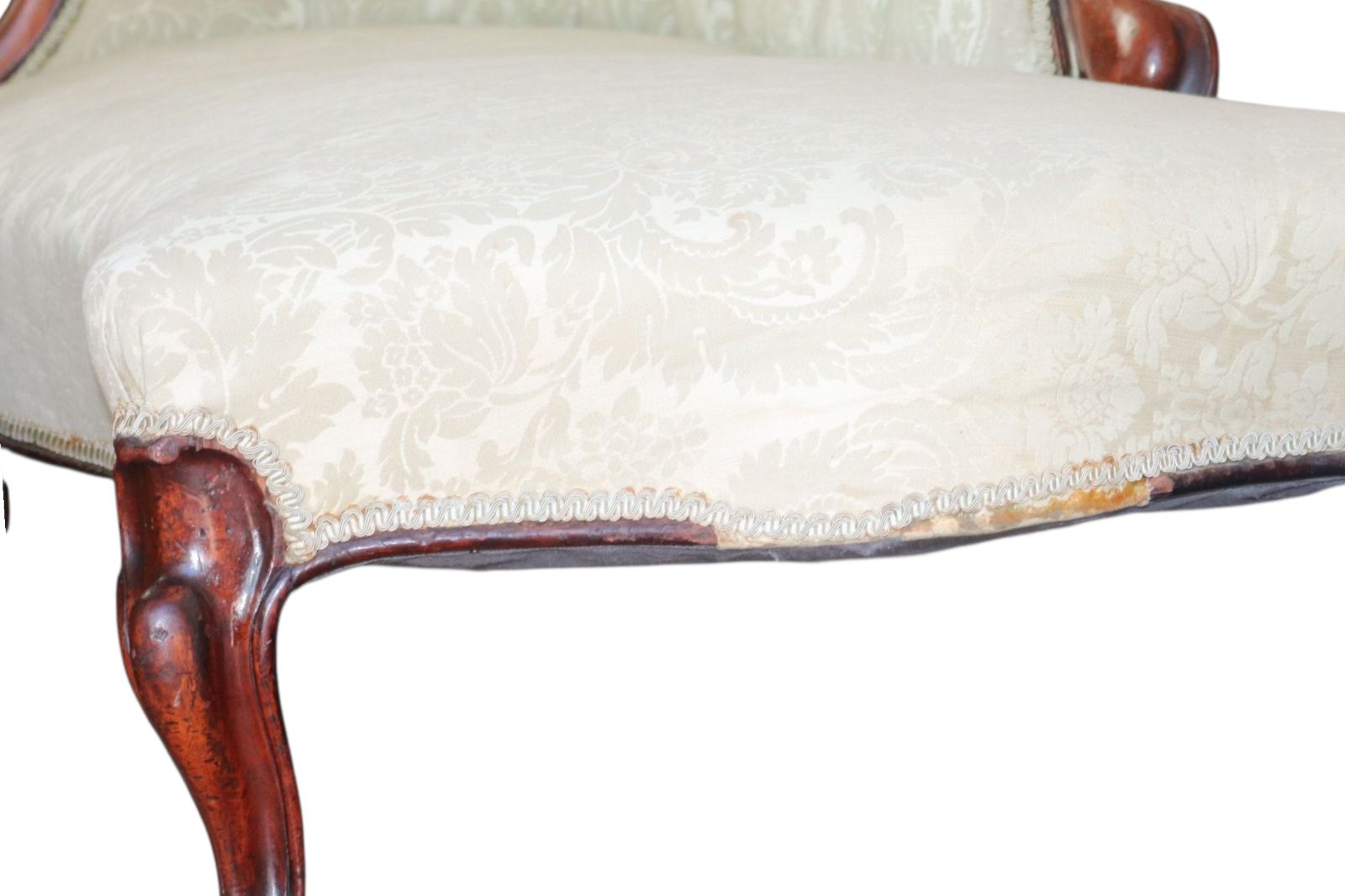 Victorian Mahogany Chaise Longue / Antique Lounge Sofa / Day Bed photo furniture