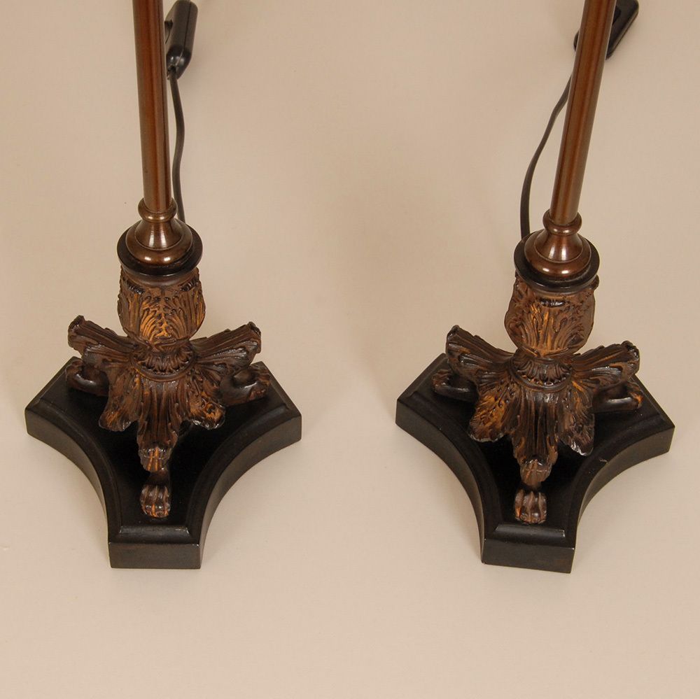 photo furniture French Napoleonic Table Lamps, 1980s, Set Of 2
