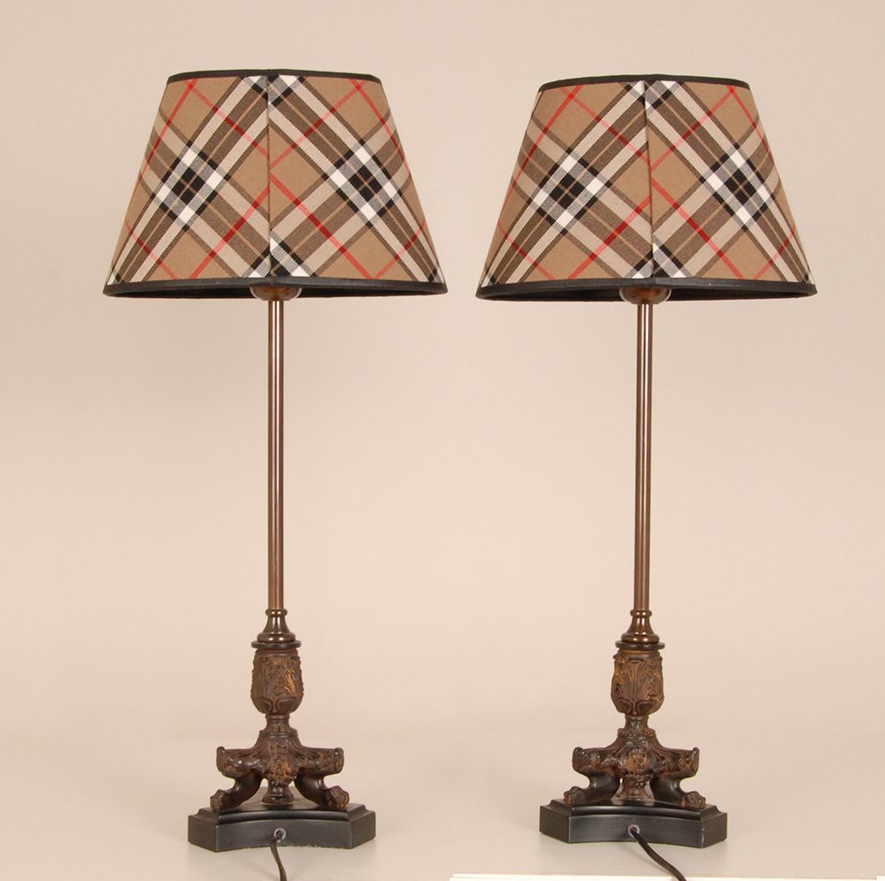photo for sale French Napoleonic Table Lamps, 1980s, Set Of 2
