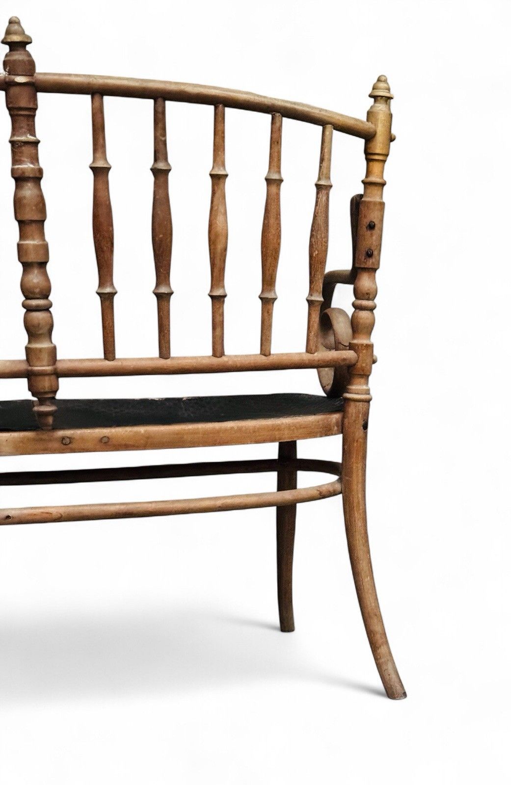 Antique Bentwood Sofa Thonet Style C1920s Elegant photo furniture
