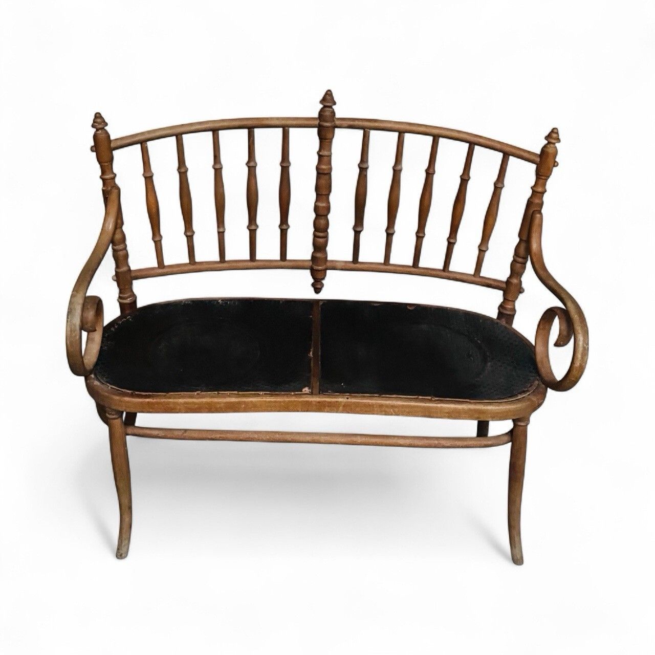 photo furniture Antique Bentwood Sofa Thonet Style C1920s Elegant