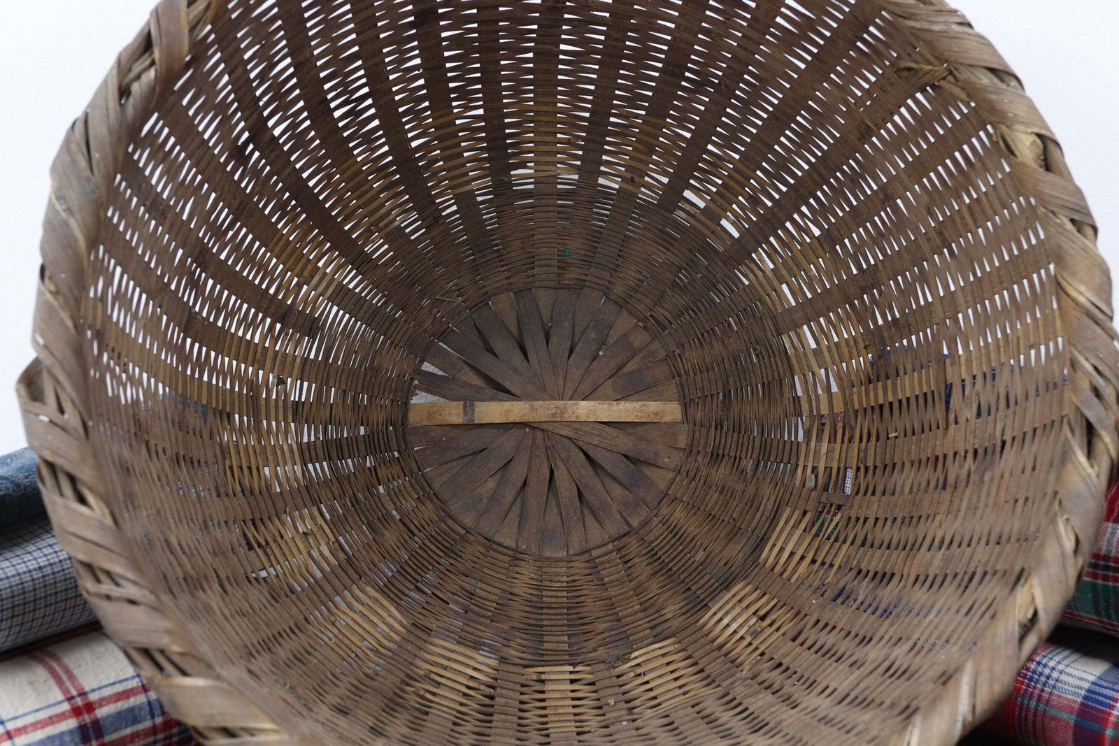 Mid 20th Century Handwoven Okimono Kago Style Japanese Basket (4) photo 95.0