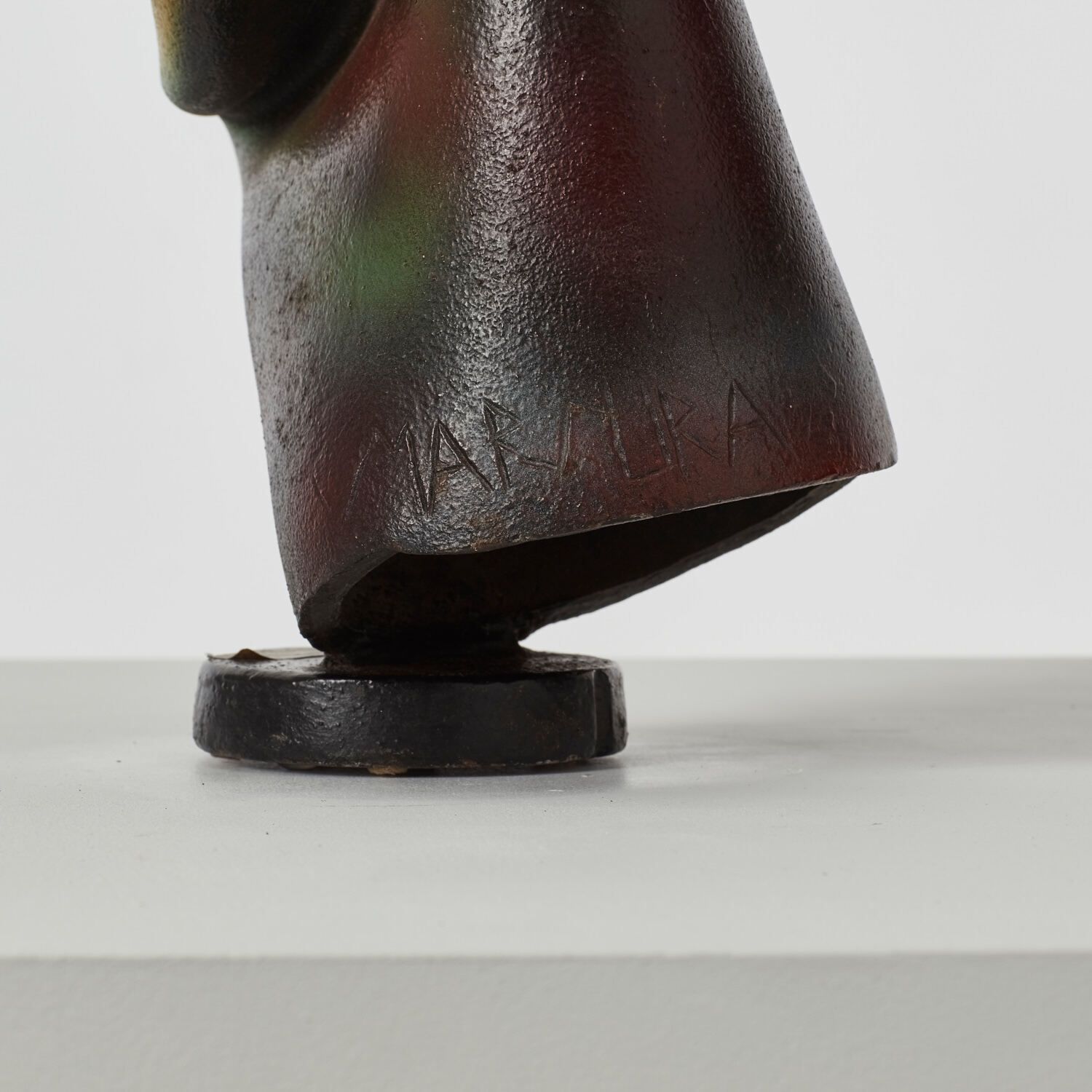 Salvino Marsura Poeta Sculpture Treviso, Italy, 1980s photo Art