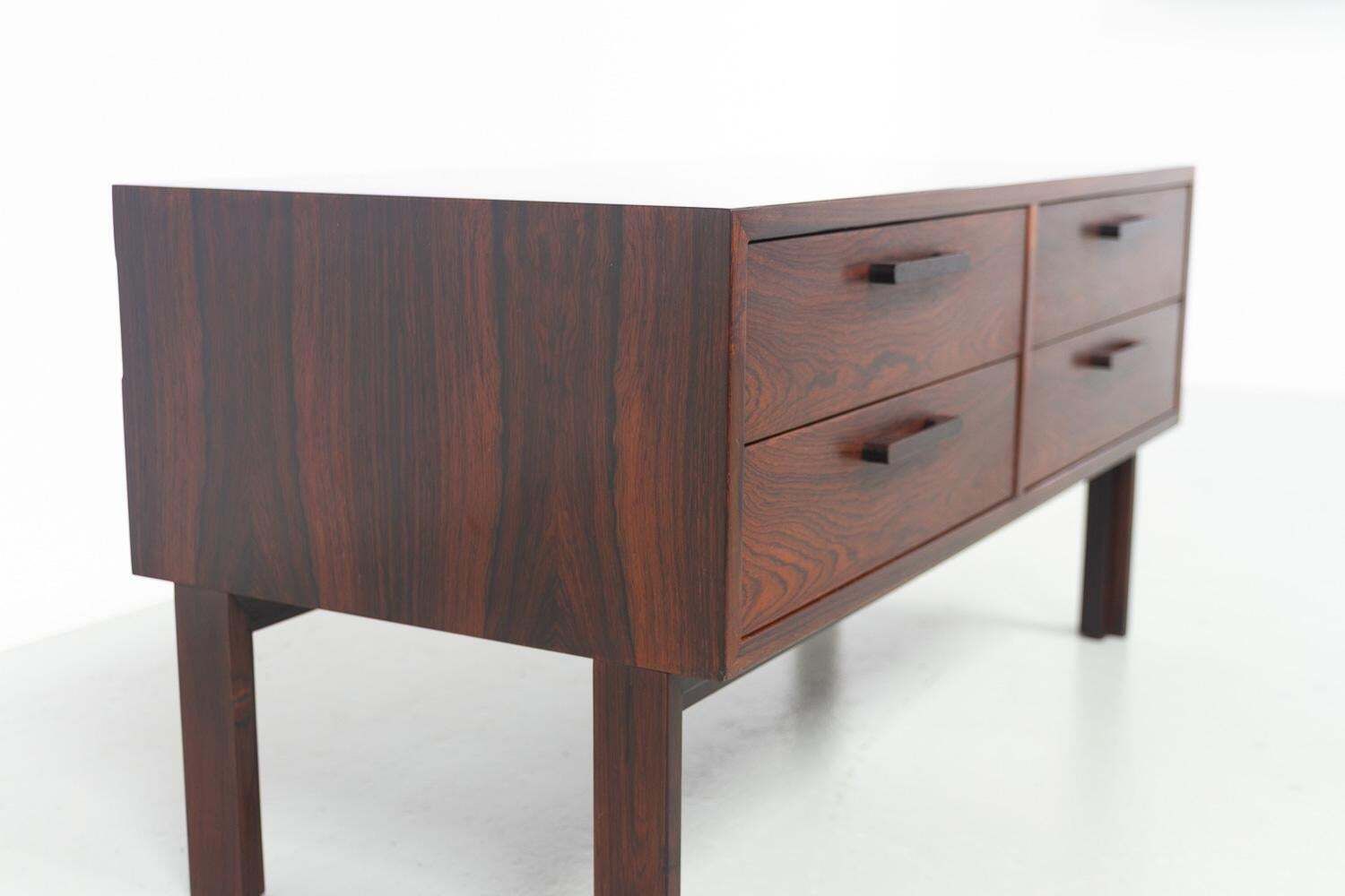 Danish Mid Century Rosewood Chest Of Drawers By Kai Kristiansen For Fm, 1960s. photo vintage