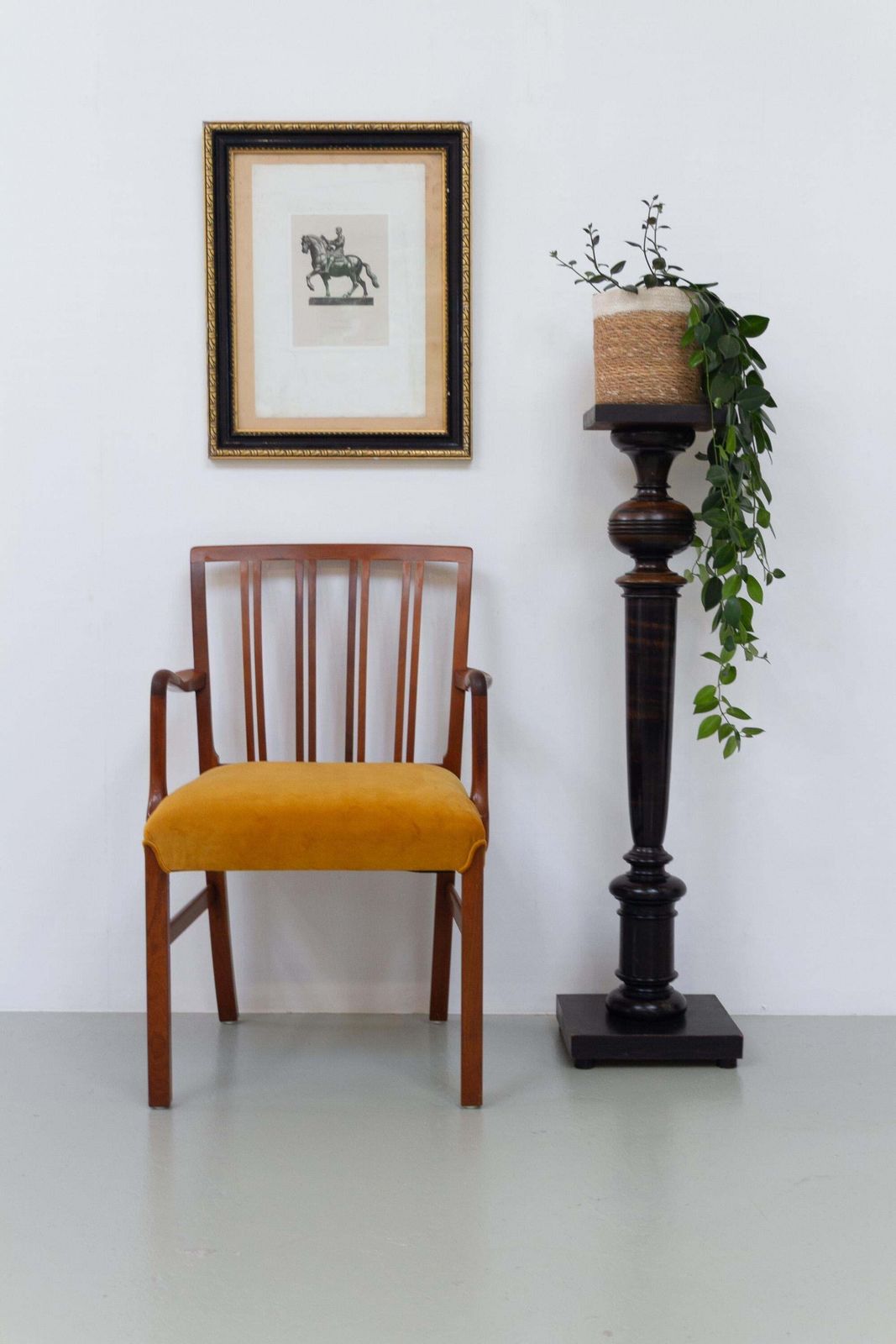 437.0 Danish Antique Wooden Pedestal Column, 1910s. photo