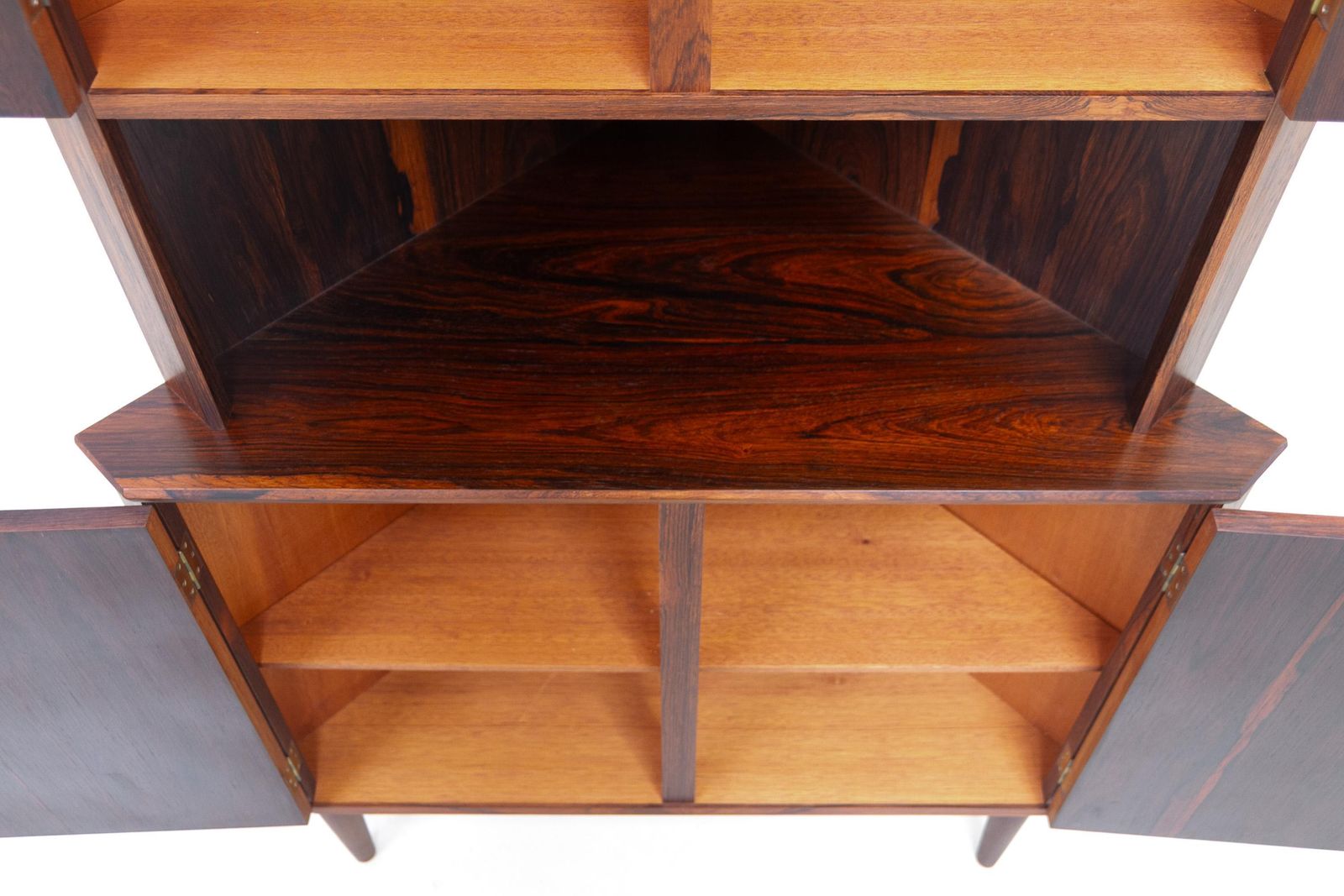 849.0 Danish Mid Century Rosewood Corner Cabinet, 1960s. photo