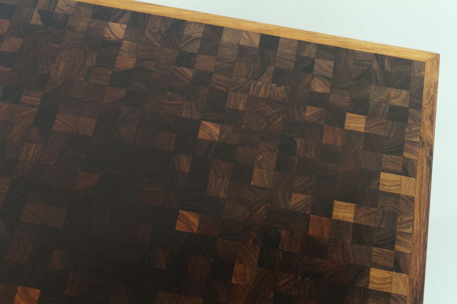 1336.0 Danish Modern Rosewood Mosaic Side Tables By Tranekær Denmark, 1960s. Set Of 2. photo