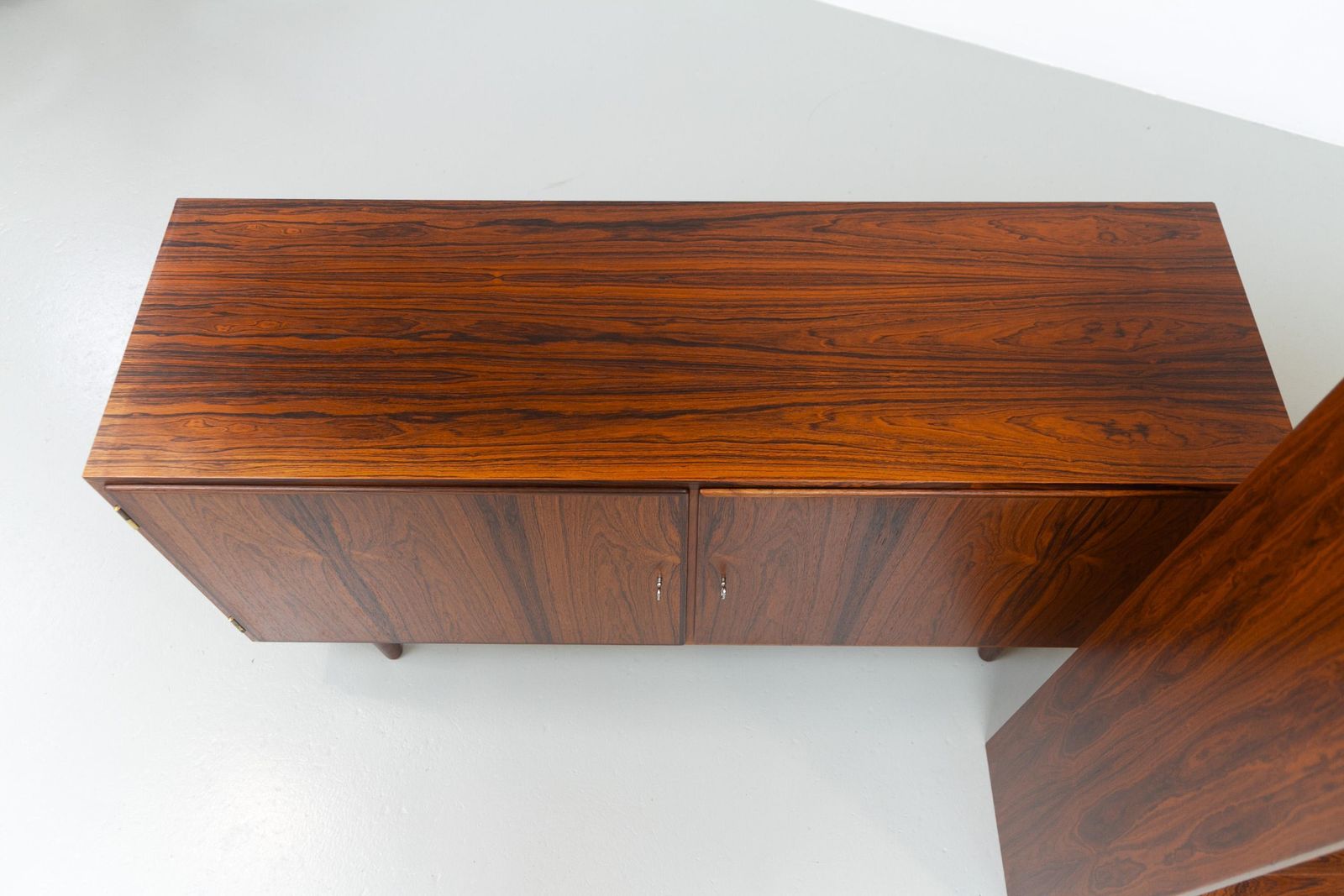 Danish Rosewood Bookcase With Sideboard By Carlo Jensen For Hundevad, 1960s. photo vinterior