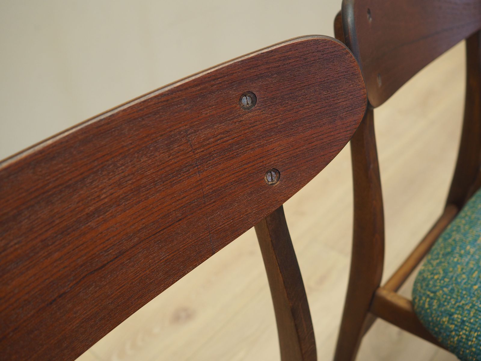 Set Of Four Teak Chairs, Danish Design, 1970s, Production: Denmark photo buy