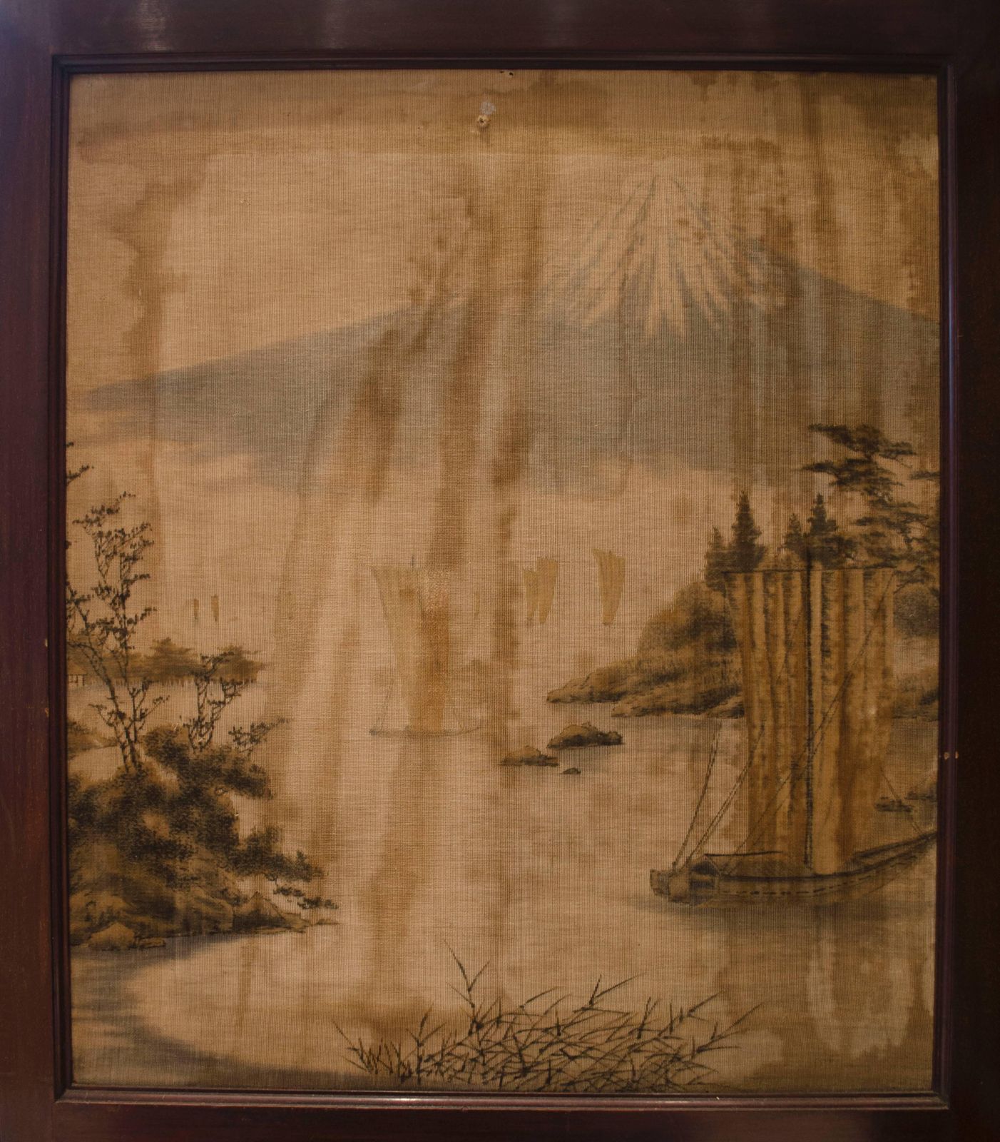 E. W. Godwin, Attri An Anglo Japanese Four Fold Screen With Japanese Silk Scenes photo buy