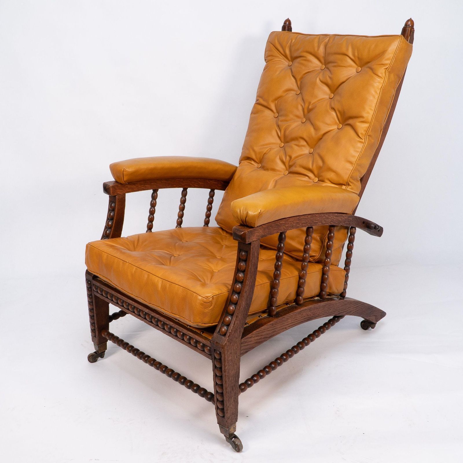 Morris & Co. Aesthetic Movement Oak Reclining Armchairs photo furniture
