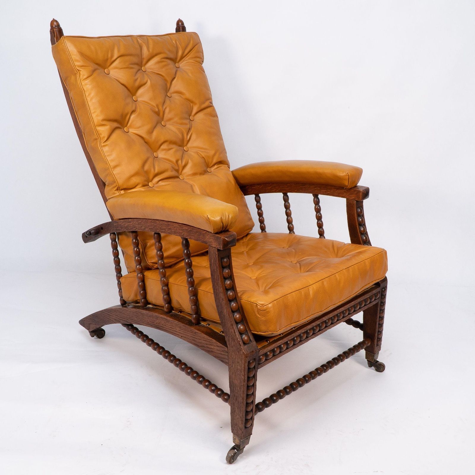 Morris & Co. Aesthetic Movement Oak Reclining Armchairs photo Furniture