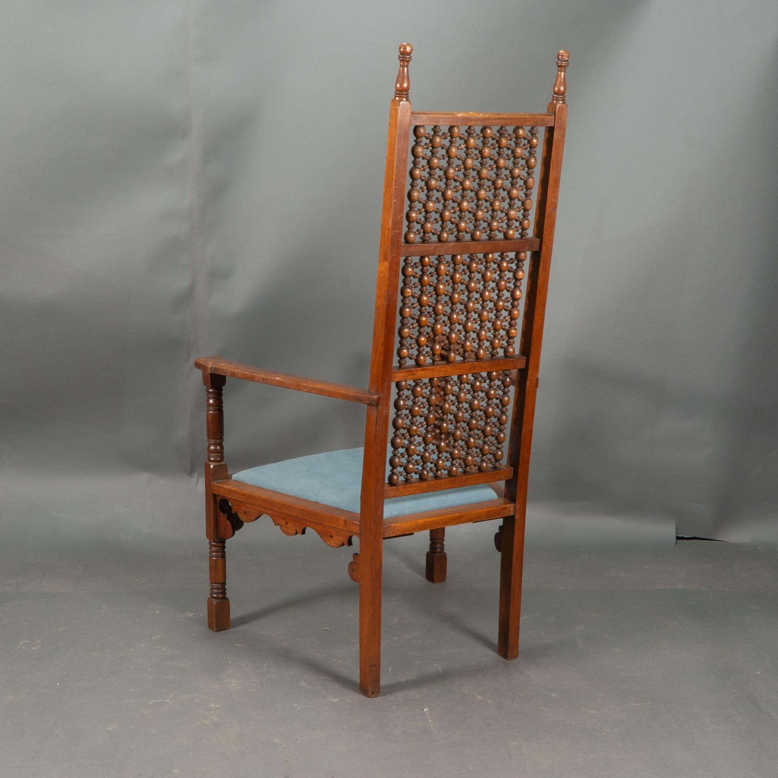 DR C Dresser, Attributed. A Moorish Style Walnut Armchair photo 8974.0