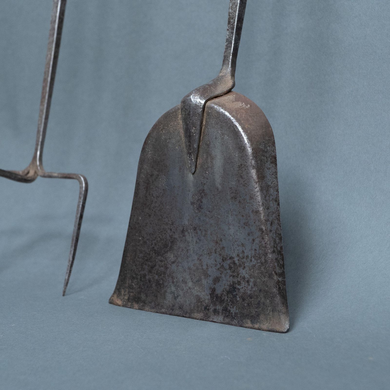 photo buy A Pair Of Arts And Crafts Steel Fire Utensils