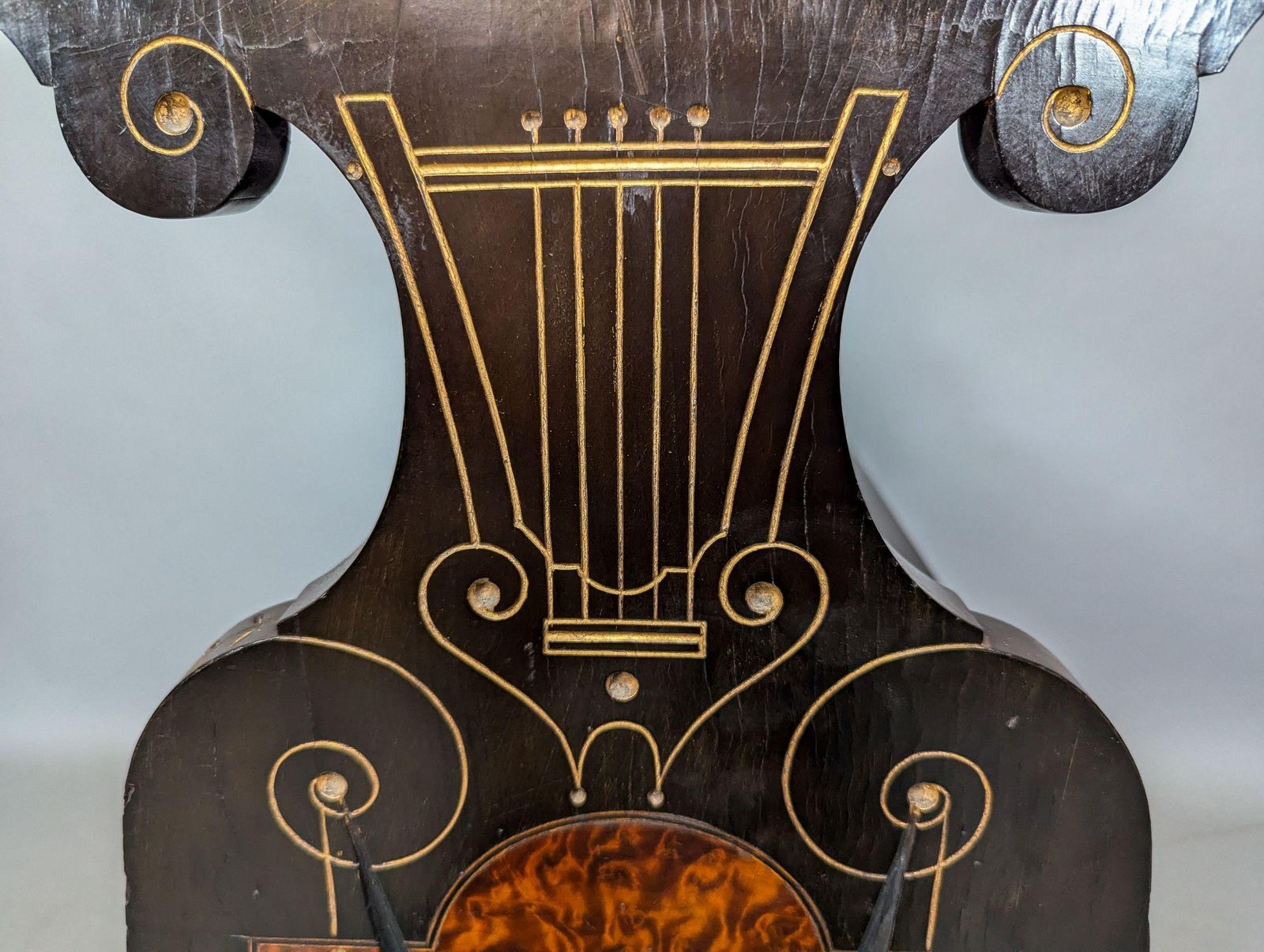 An Aesthetic Movement Amboyna And Ebonized Music Cabinet With Gilt Decoration photo vintage