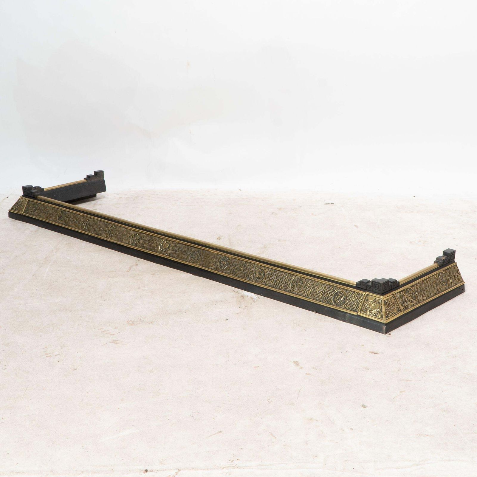 Thomas Jeckyll For Barnard Bishop & Barnard. An Aesthetic Movement Brass Fender photo for sale