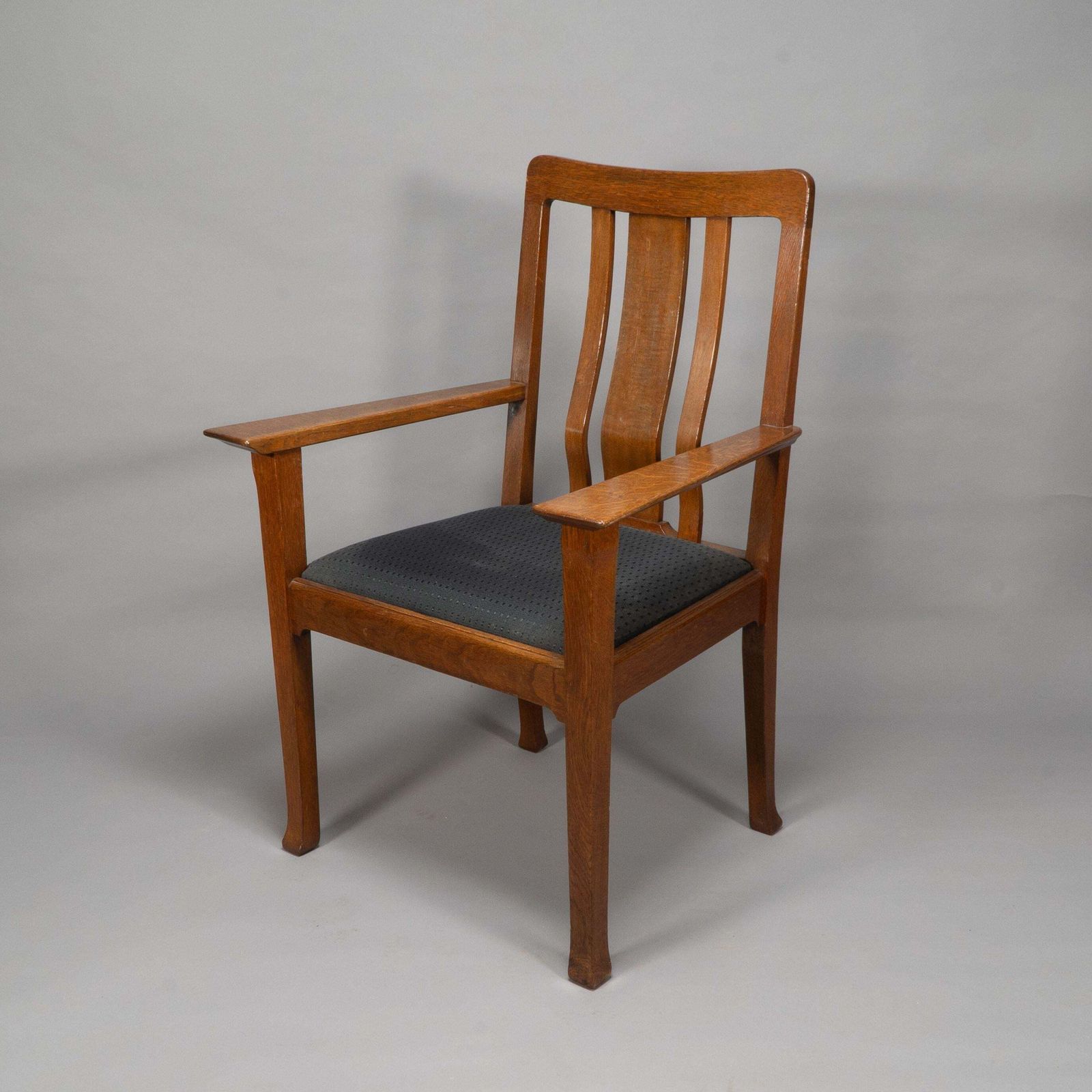 C R Ashbee For The Guild Of Handicraft. A Rare Arts And Crafts Oak Armchair photo for sale
