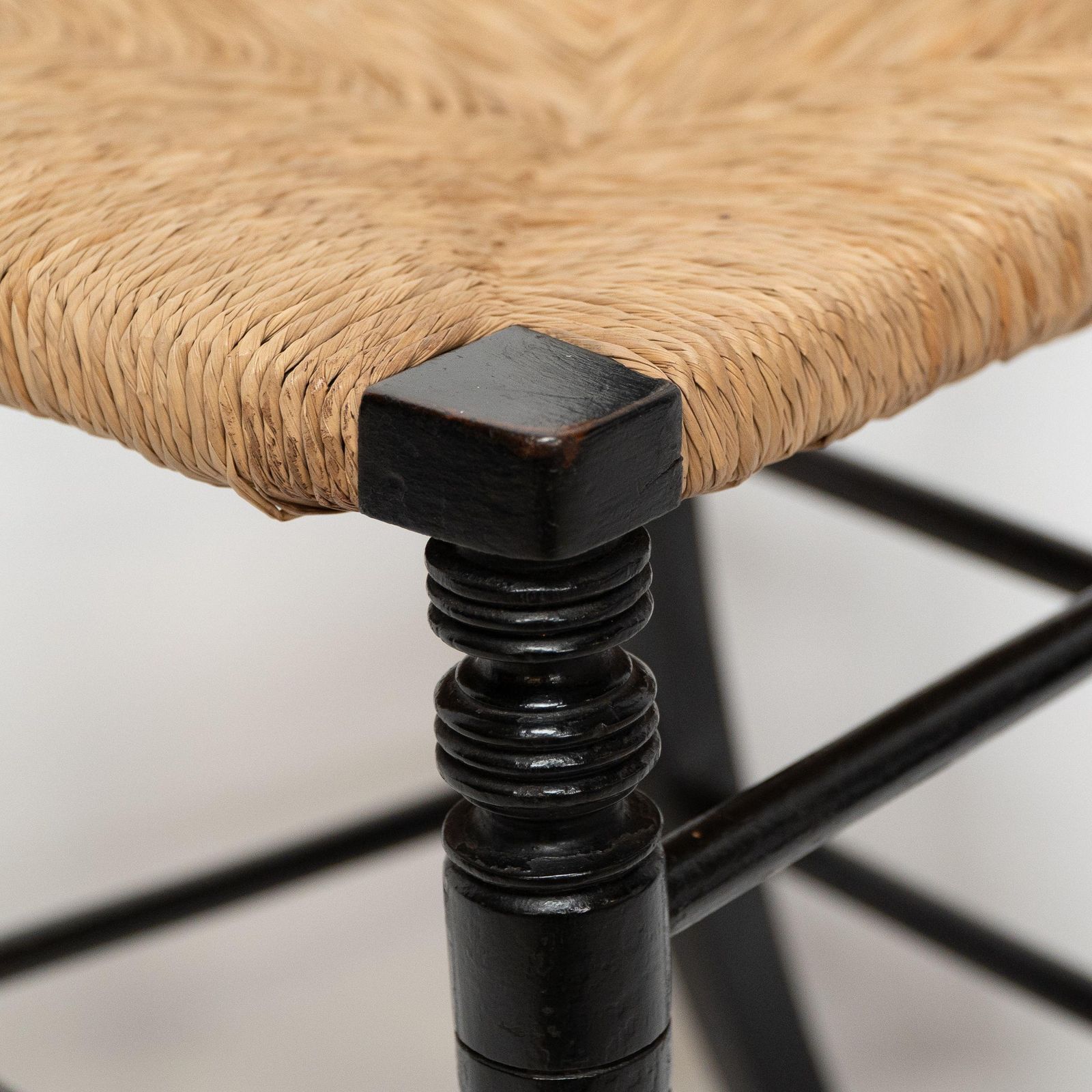 photo for sale Collier & Plucknett Attri. Godwin Style. Aesthetic Movement Ebonized Music Chair